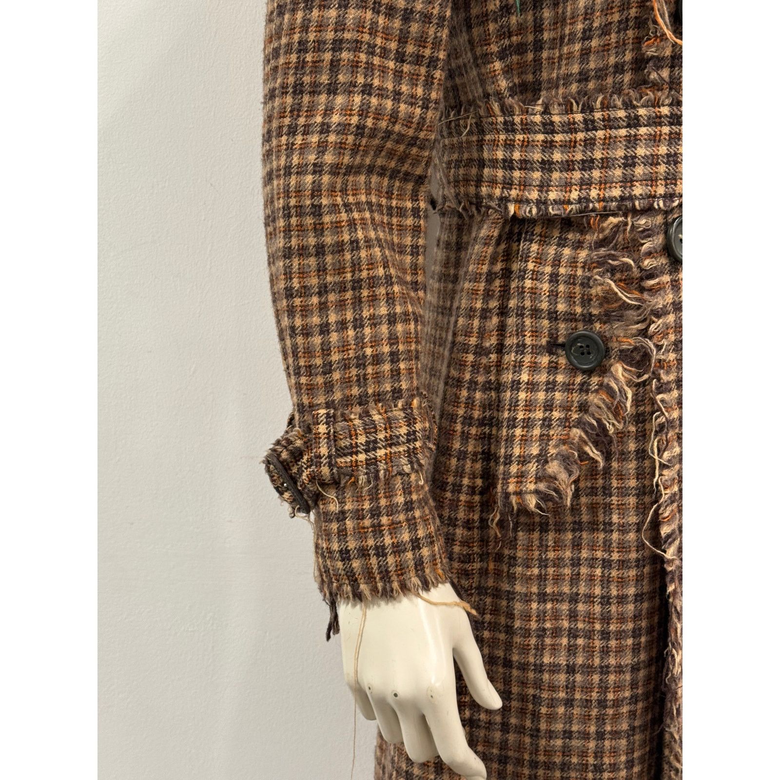 Junya Watanabe A/W2004 Junya Watanabe distressed tweed runway coat Size M / US 6-8 / IT 42-44 - 5 Thumbnail