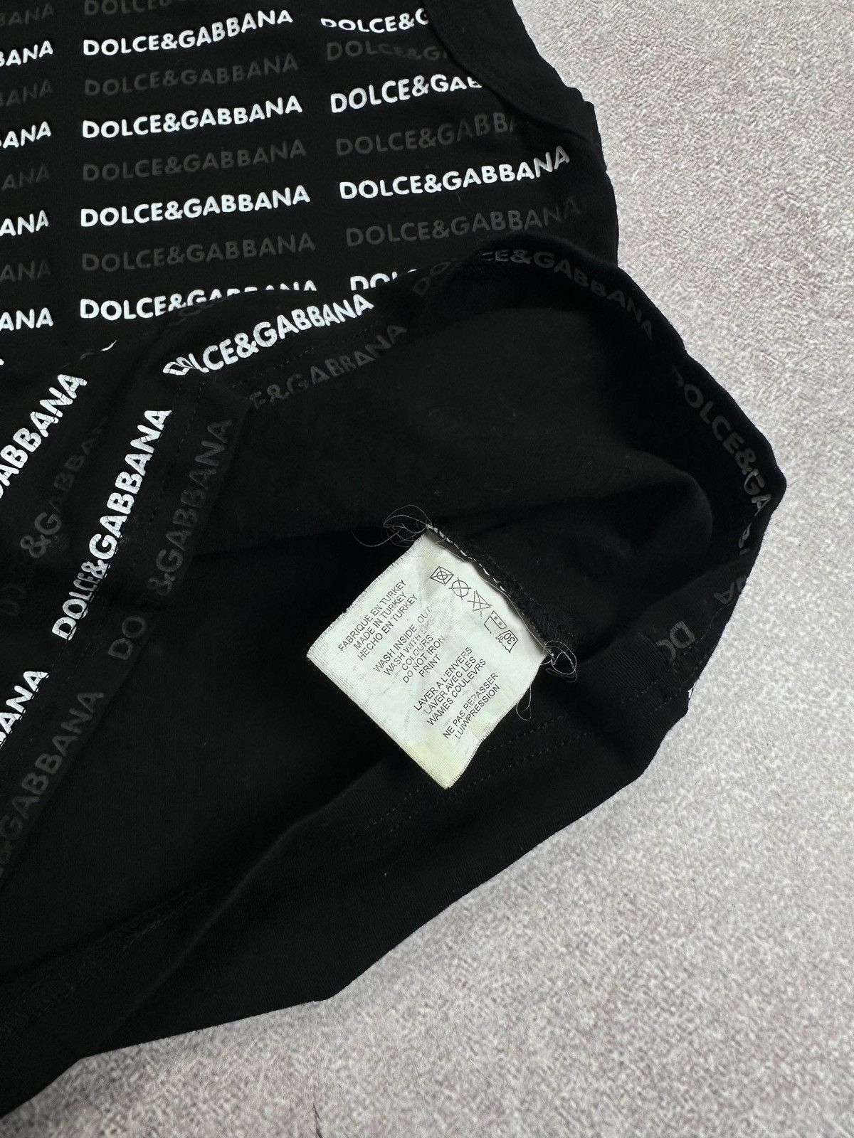 Dolce & Gabbana Vintage Dolce&Gabbana Monogram Tank Top L Size US M / EU 48-50 / 2 - 4 Thumbnail