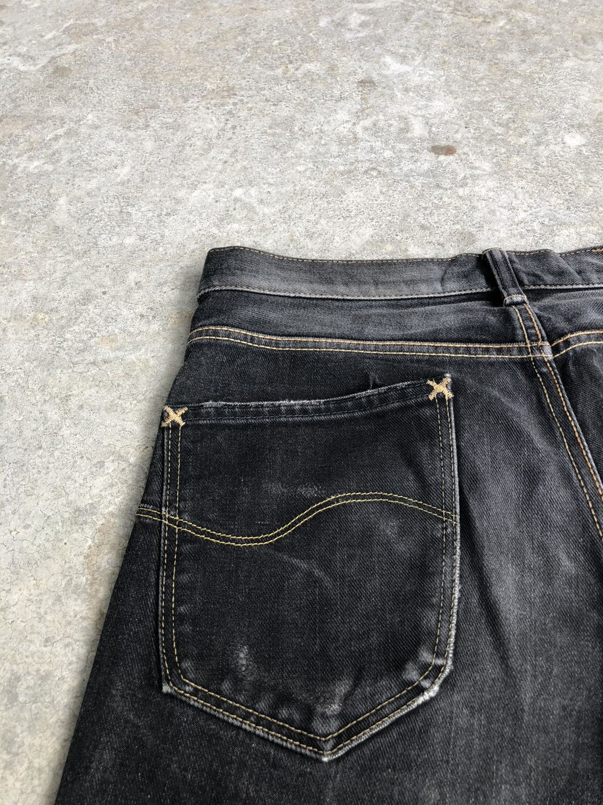 If Six Was Nine Japanese Lee Flared Jeans Bootcut Distressed Jeans Size US 31 - 16 Thumbnail