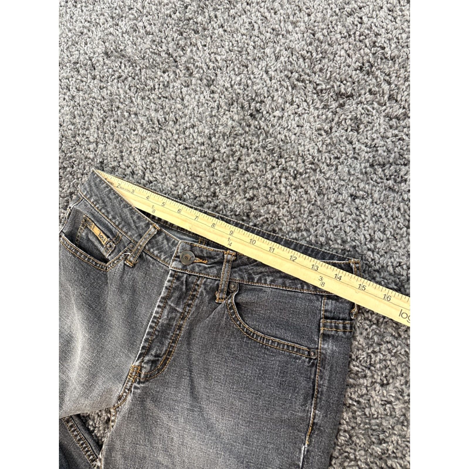 Vintage VINTAGE LEI Jeans Bootcut Womens 30x31 Gray Wash Low Rise Grunge 90s Womens Jeans Size 30" / US 8 / IT 44 - 4 Thumbnail