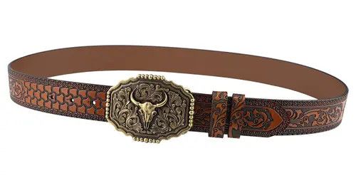 Designer Future Vintage Belt Riveted Belts Menswear Accessories Size ONE SIZE - 3 Thumbnail