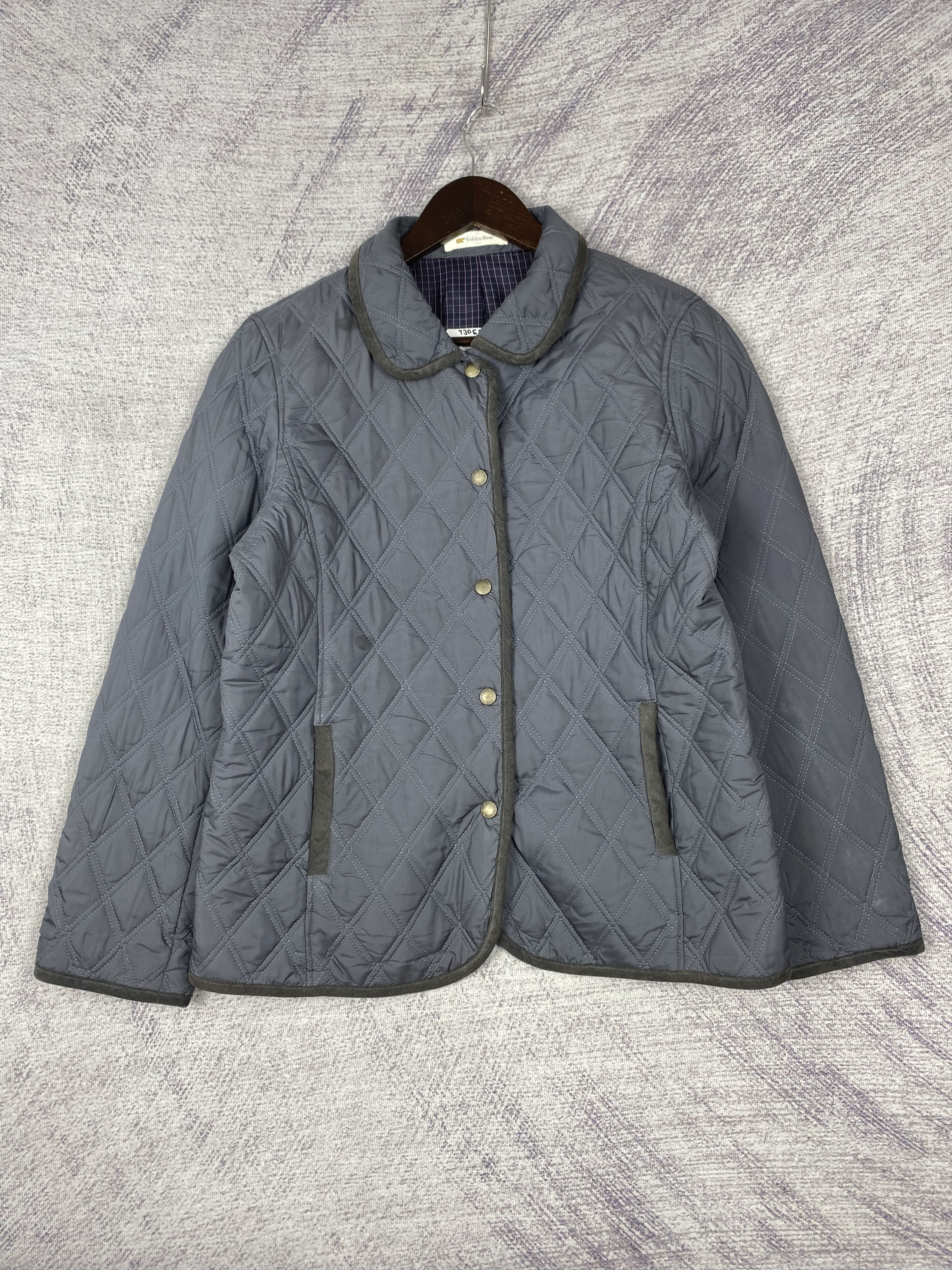 Golden Bear Vintage Golden Bear Button Up Quilted Jacket Size US L / EU 52-54 / 3 - 1 Thumbnail