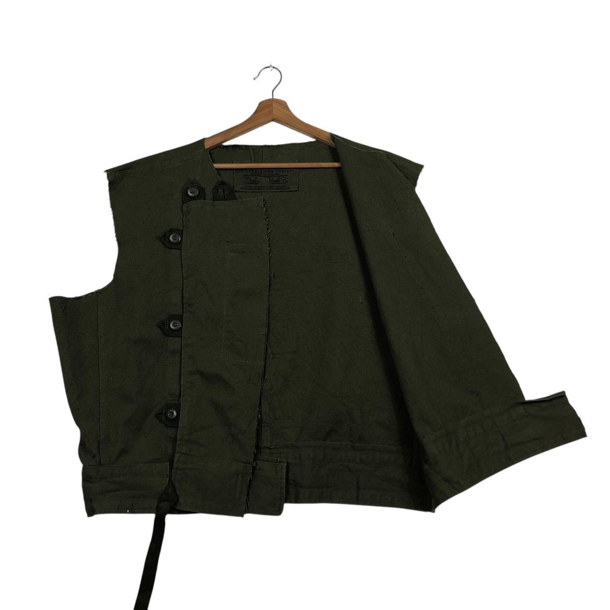 Japanese Brand CRAFTSMANSHIP Biker Tactical Asym Field Vest Olive Utility Size US M / EU 48-50 / 2 - 12 Thumbnail