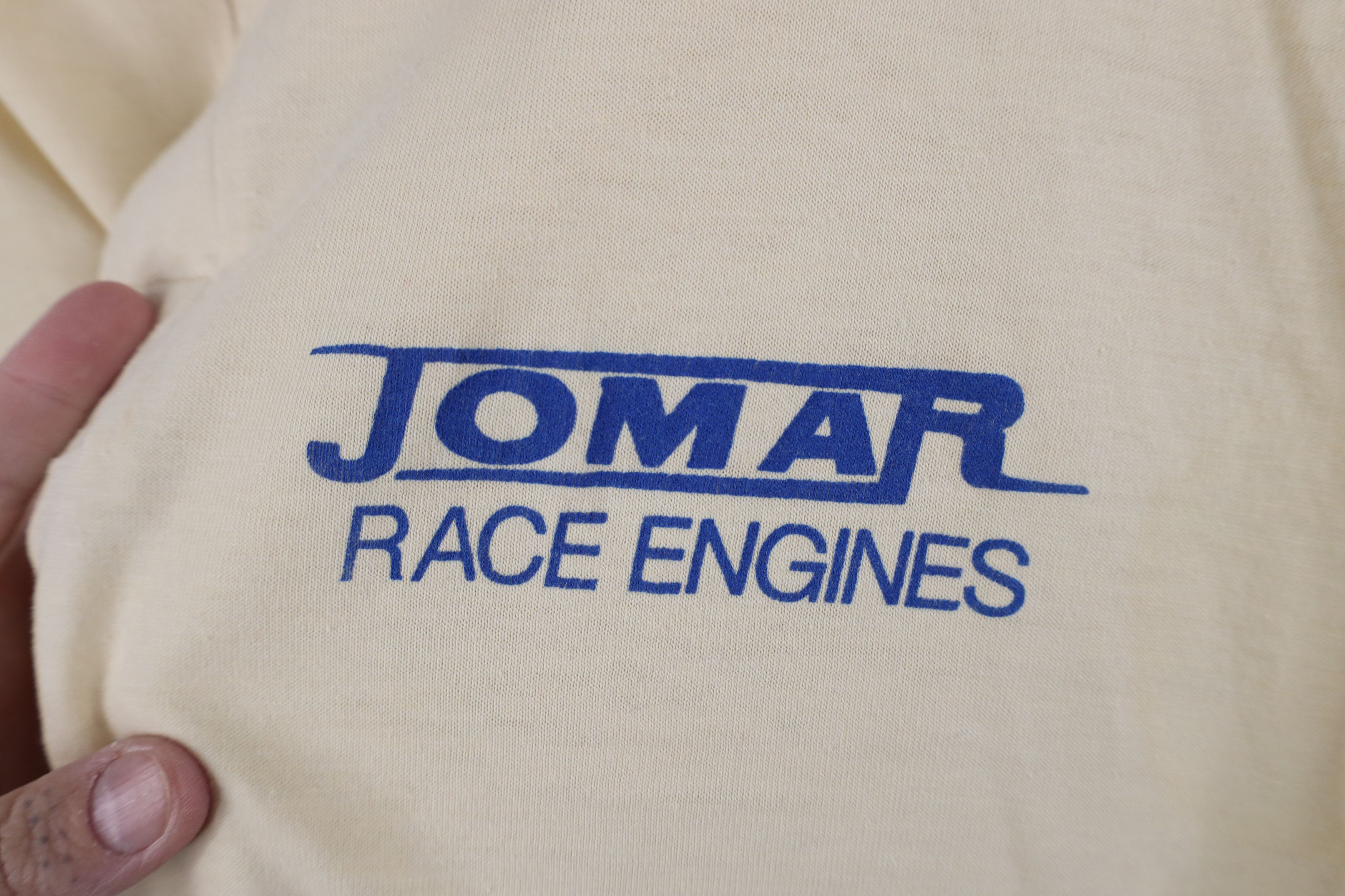 Vintage Vintage 70s 80s Jomar Race Engines Collared Polo Shirt USA Size US L / EU 52-54 / 3 - 4 Thumbnail