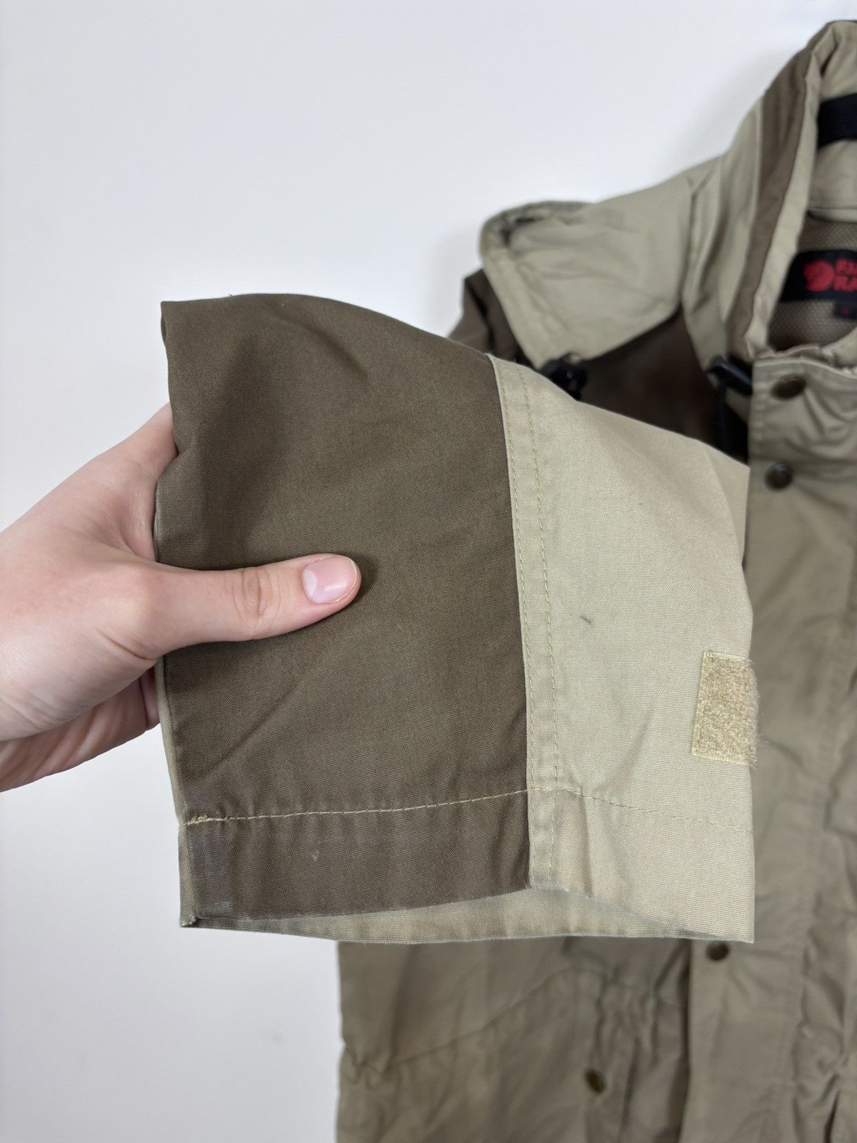 Fjallraven Fjallraven G-1000 Vintage Men’s Beige/Brown Hooded Jacket Size US M / EU 48-50 / 2 - 12 Thumbnail