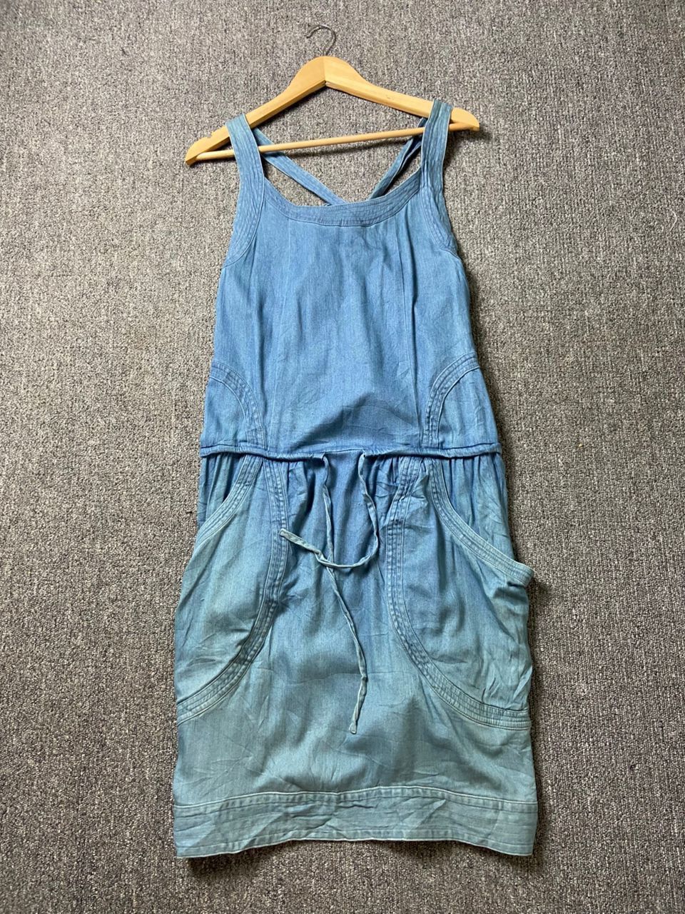 Tsumori Chisato Tsumori Chisato Denim Jumper Overall Skirts (193) Size XS / US 0-2 / IT 36-38 - 1 Thumbnail
