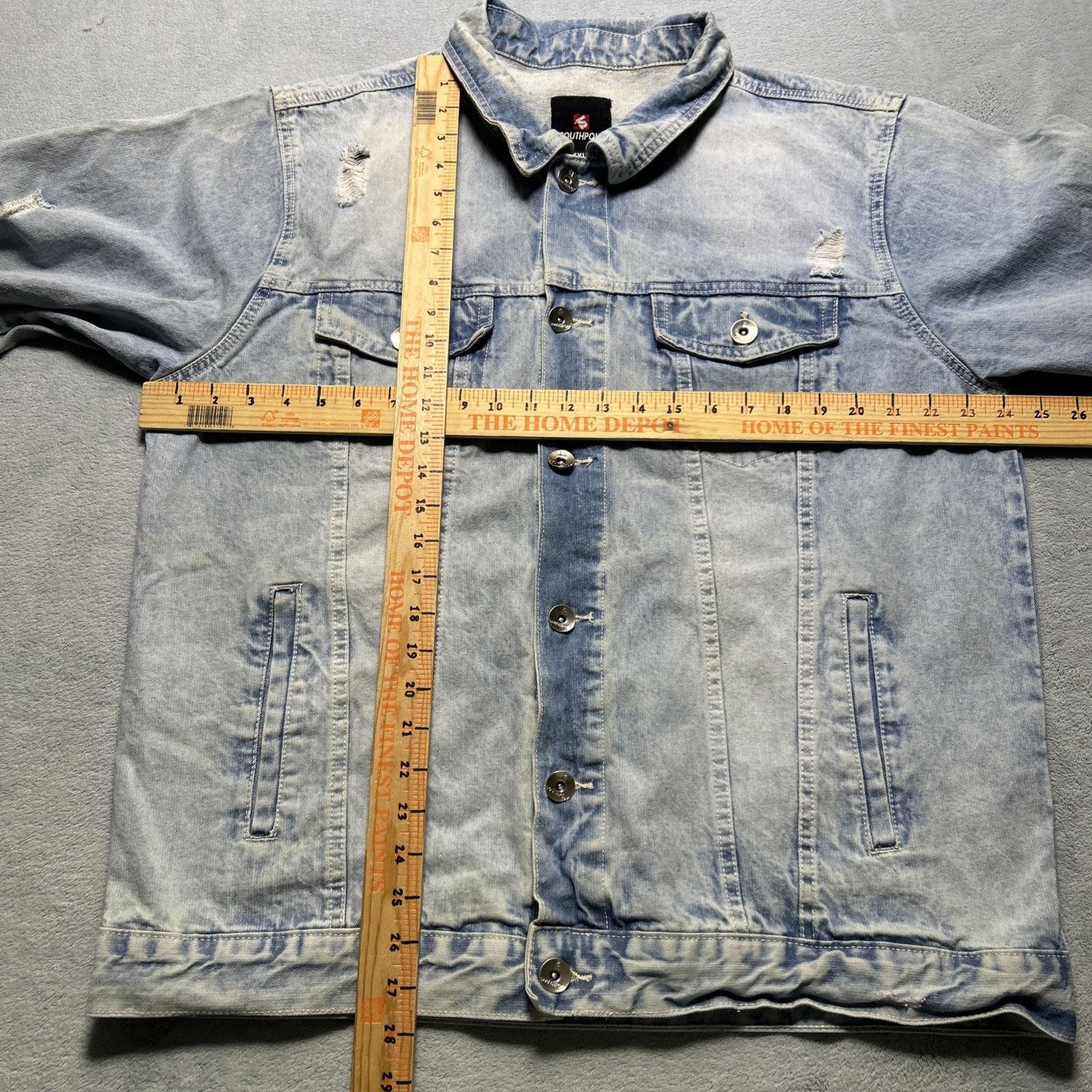 Southpole Southpole Denim Jacket Womens 2XL P031 Type 3 2000s Grunge Size US XXL / EU 58 / 5 - 10 Thumbnail