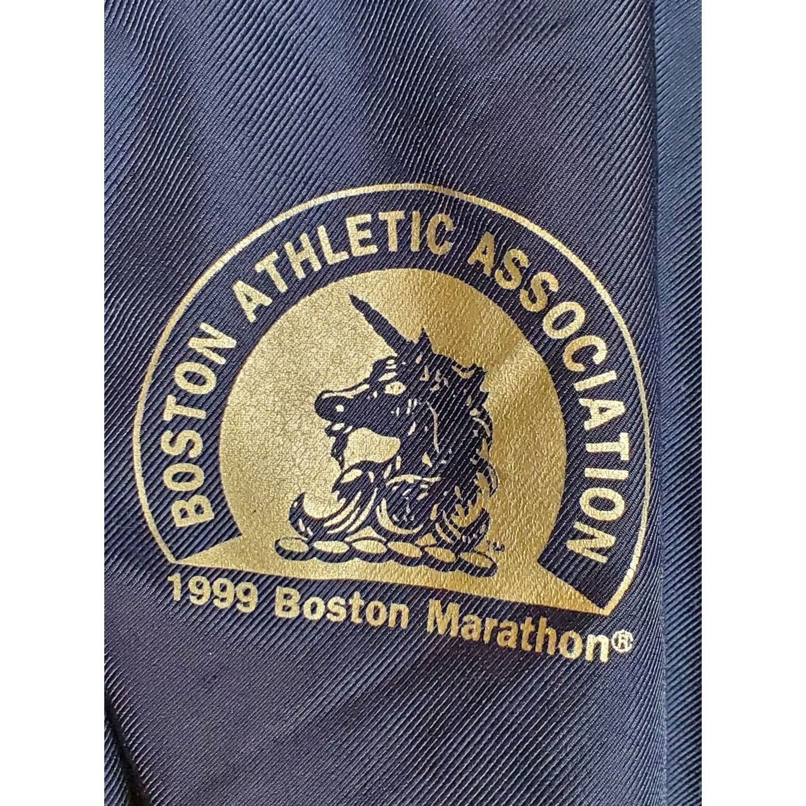 Adidas VINTAGE adidas Track Jacket Boston Marathon Athletic Zip Up Men XL Black Short Sleeve? Size US XL / EU 56 / 4 - 7 Thumbnail