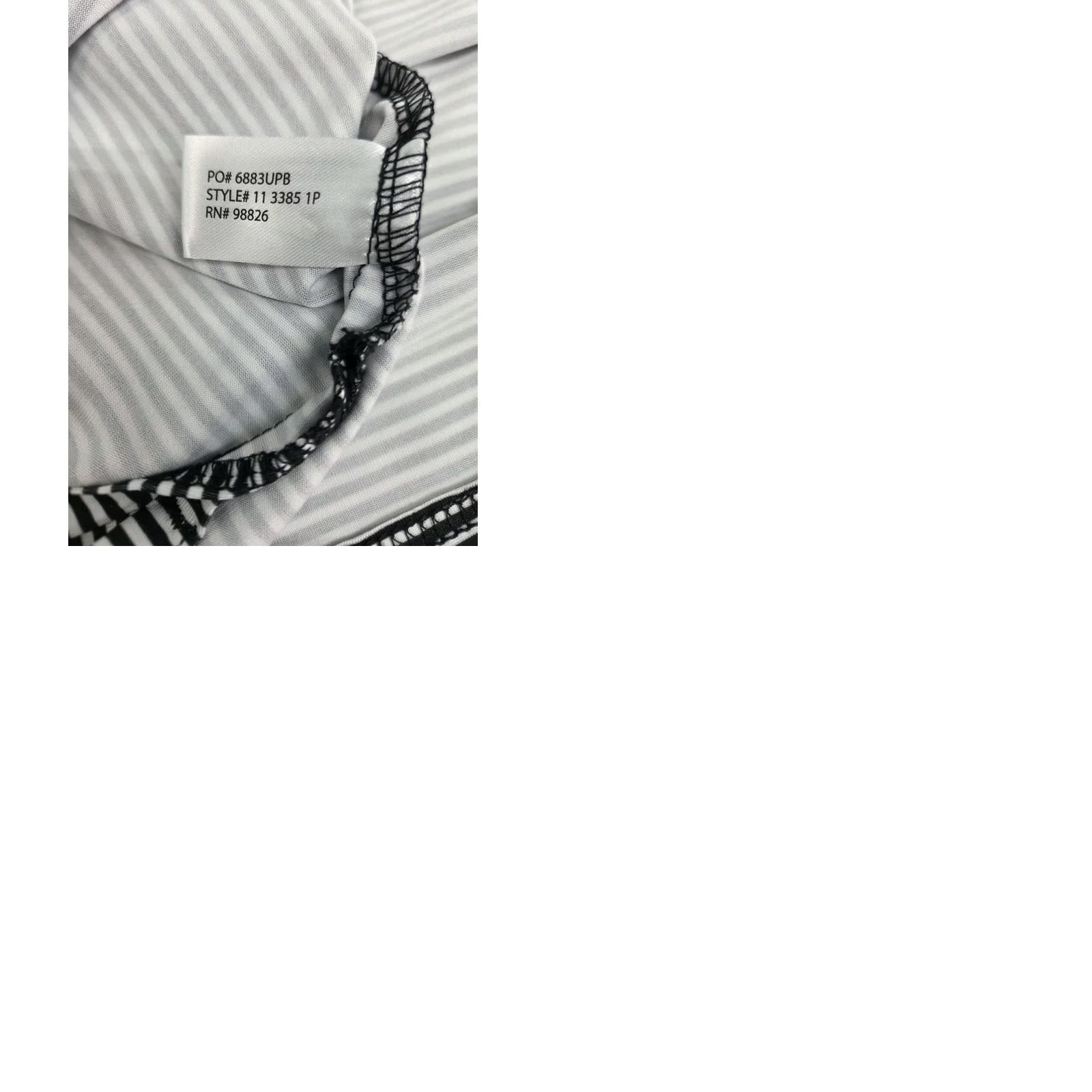 U.S. Polo Assn. NWT US Polo ASSN Mens Polo Feel Dry Shirt Black/White Striped Size XL Size US XL / EU 56 / 4 - 9 Thumbnail
