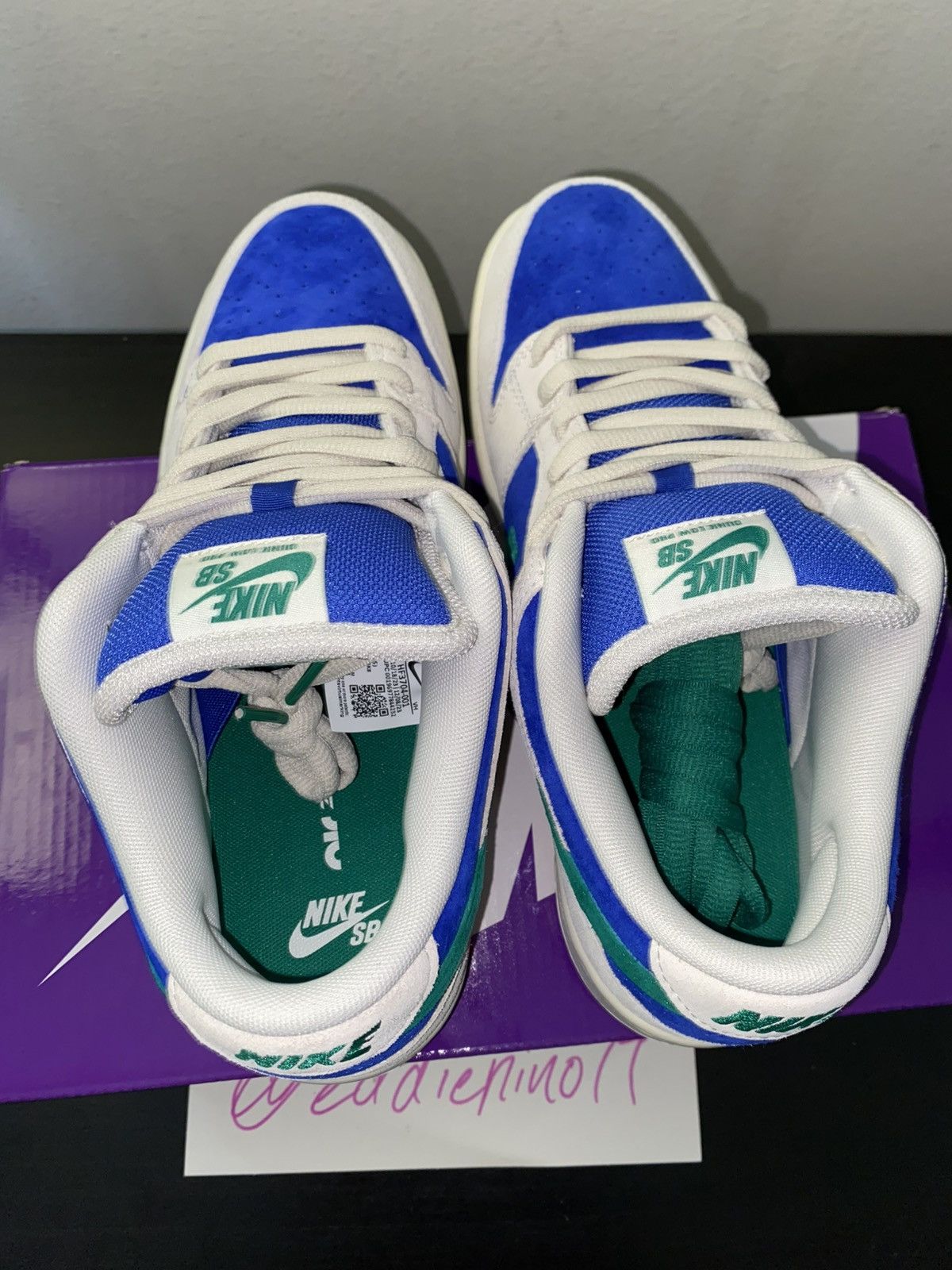 Nike Nike SB Dunk Low Pro (Hyper Royal Malachite) Size US 8.5 / EU 41-42 - 9 Thumbnail