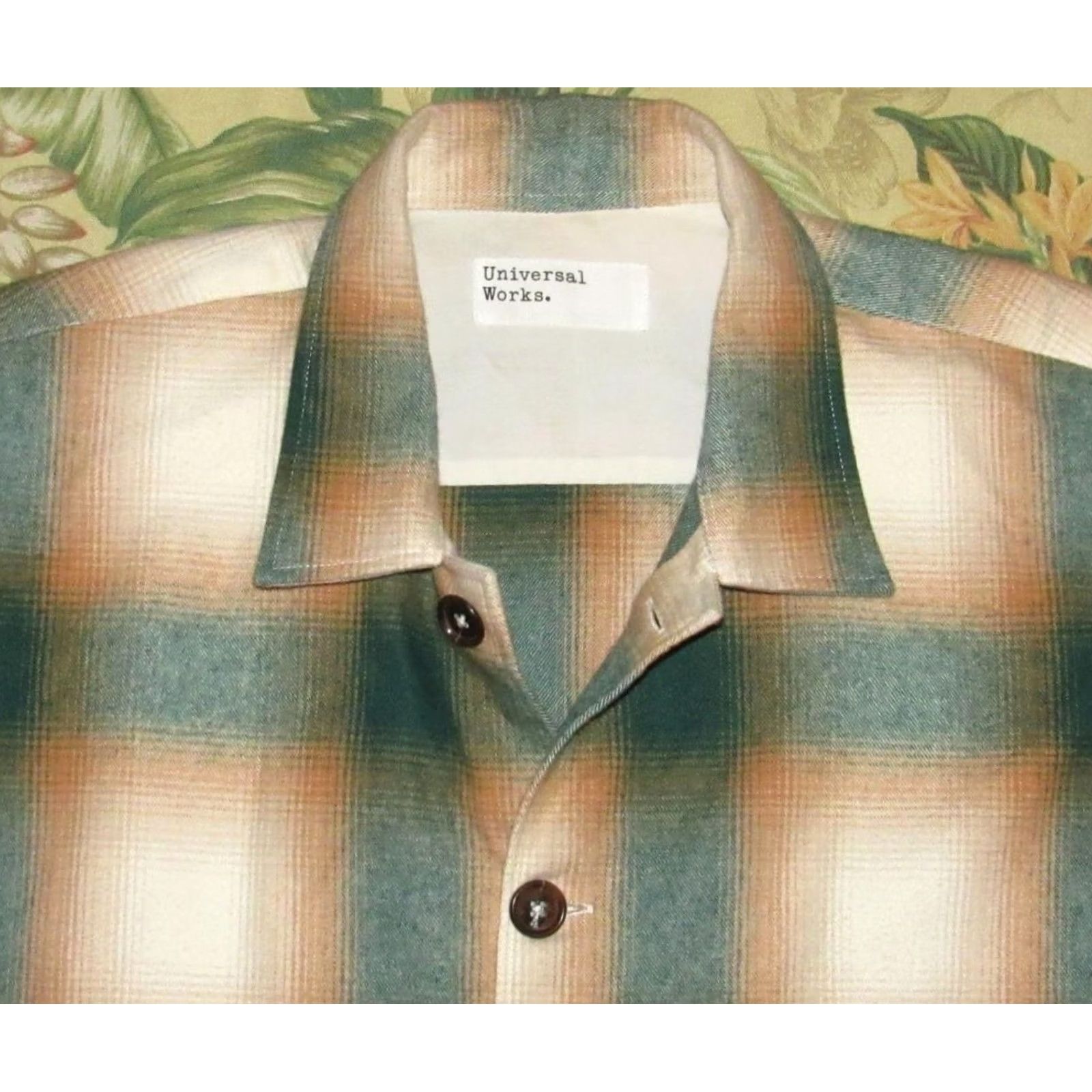 Universal Works VINTAGE UNIVERSAL WORKS Cotton Plaid Long Sleeve Shirt Jacket Small Size US S / EU 44-46 / 1 - 2 Thumbnail