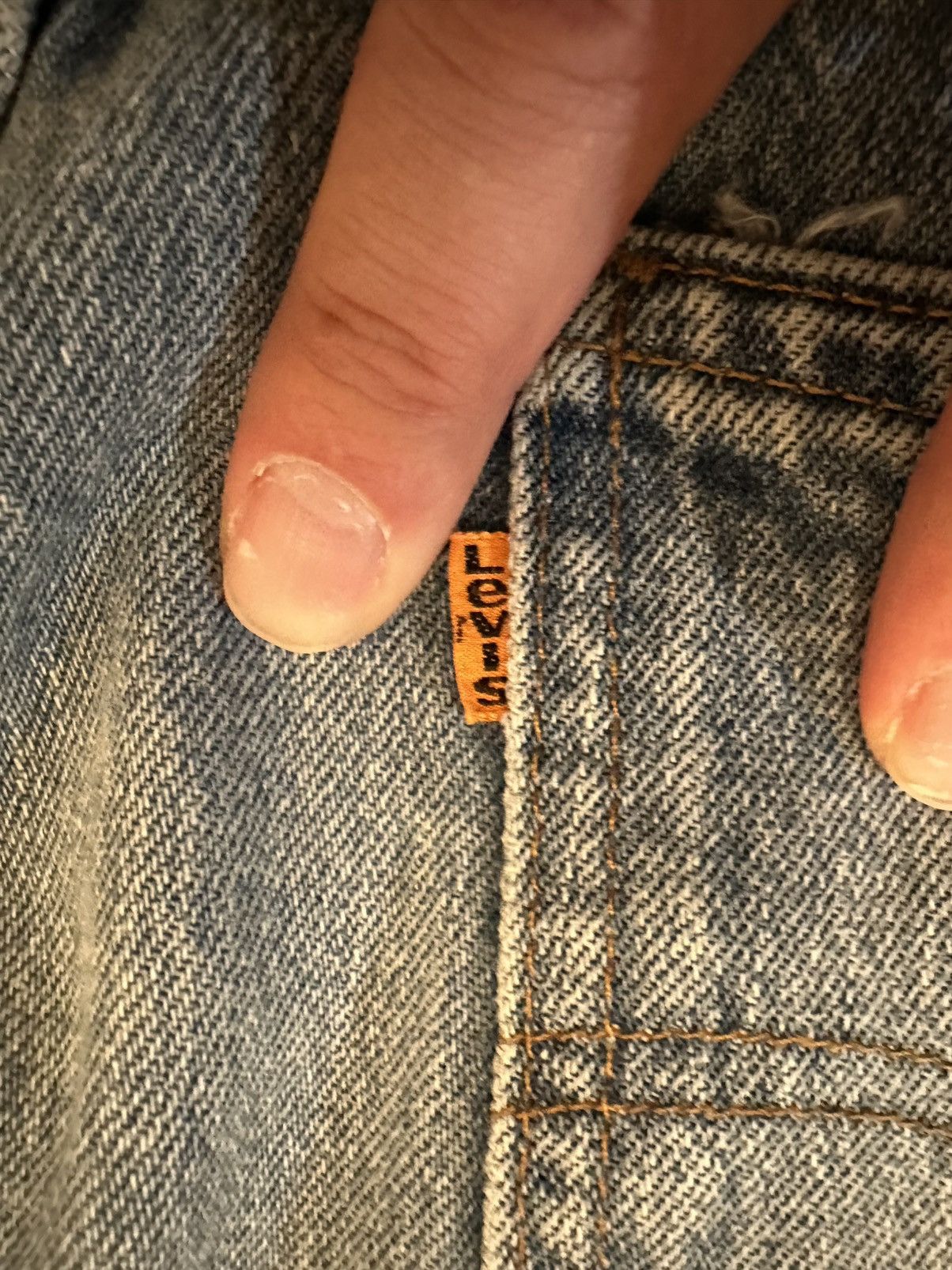 Levi's Vintage Levis Strauss 532 Mens Orange Tab Jeans 34x30 USA Size US 34 / EU 50 - 10 Thumbnail