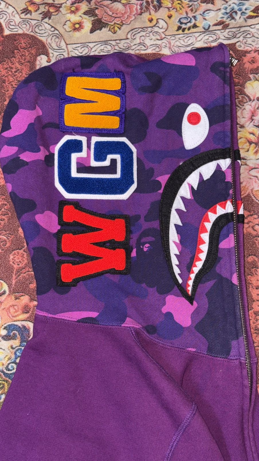 Bape Bape A Bathing Ape Shark Full zip Hoodie Size US S / EU 44-46 / 1 - 12 Thumbnail