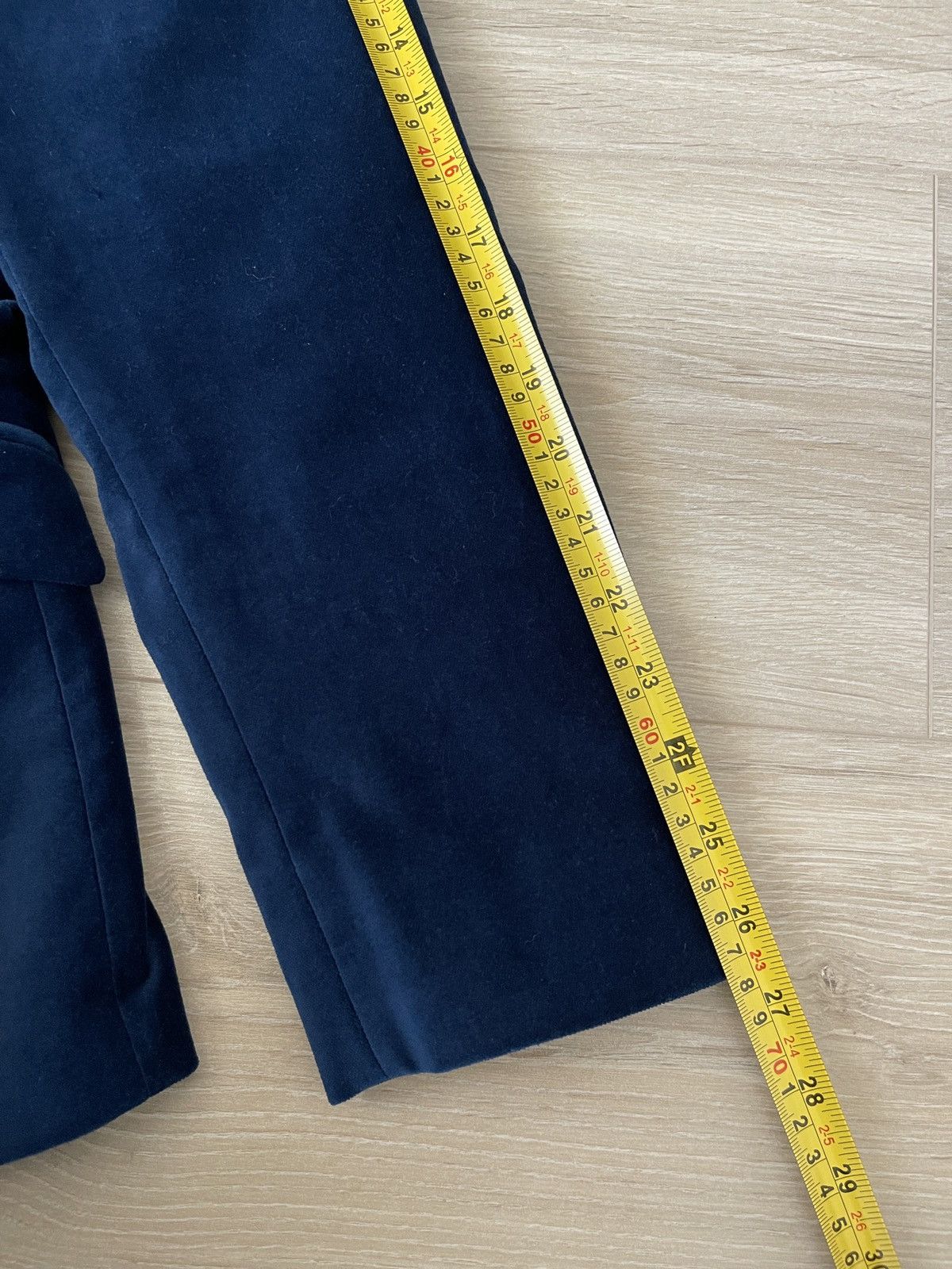 Topman Velvet velour classic jacket blue blazer topman sport coat Size 42R - 10 Thumbnail
