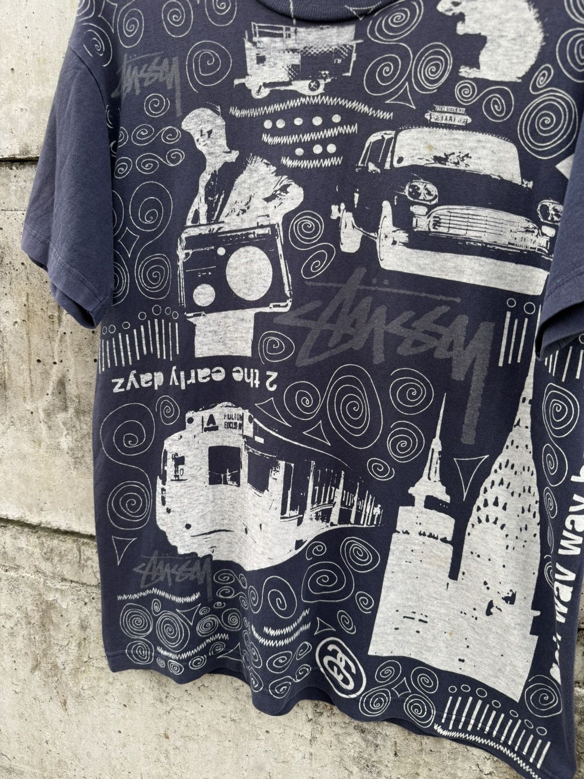 Stussy Vintage Stussy 2 the early dayz Tshirt Size US M / EU 48-50 / 2 - 2 Thumbnail