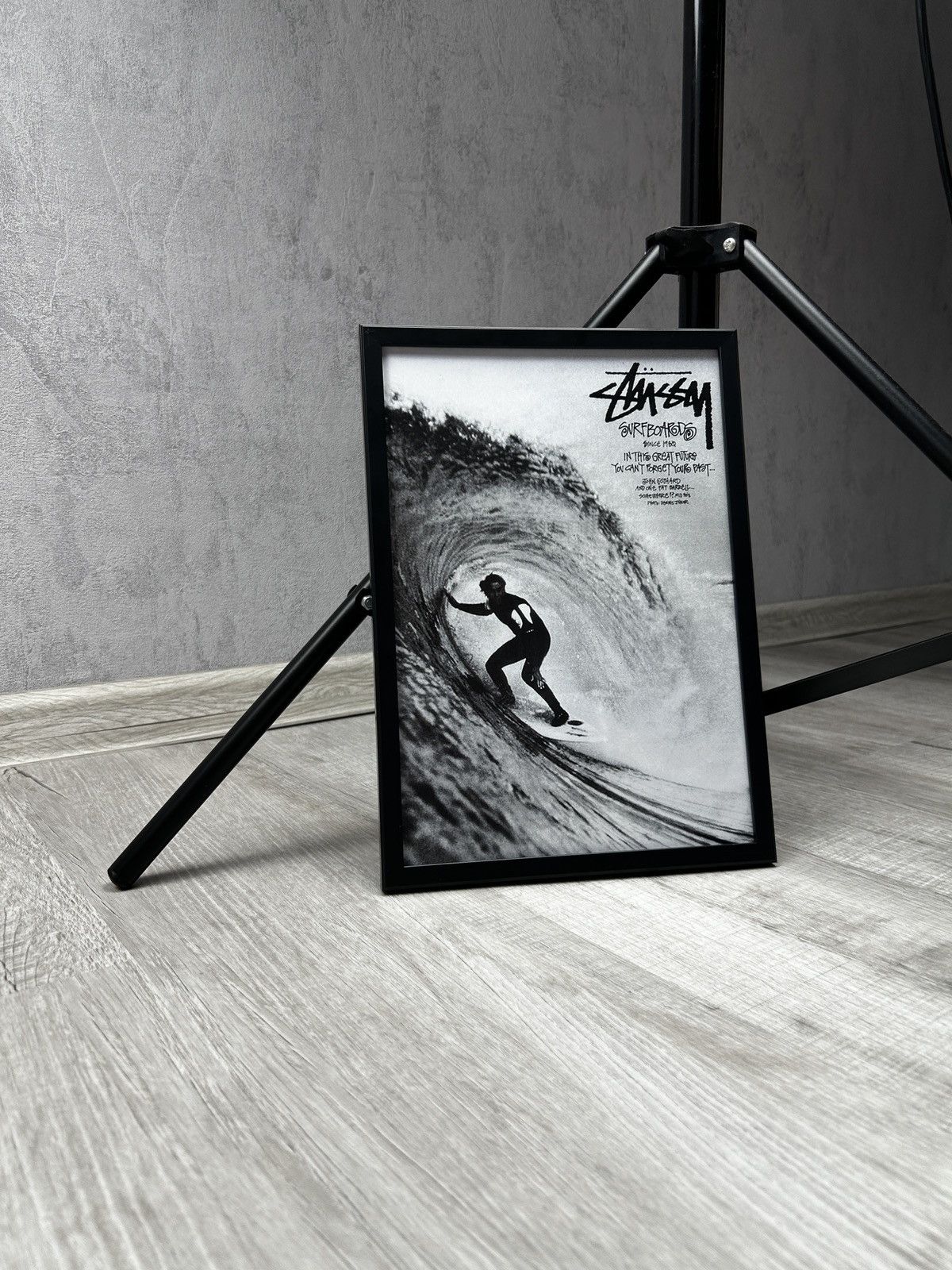 Vintage Stussy Poster vintage Rare Black | Grailed