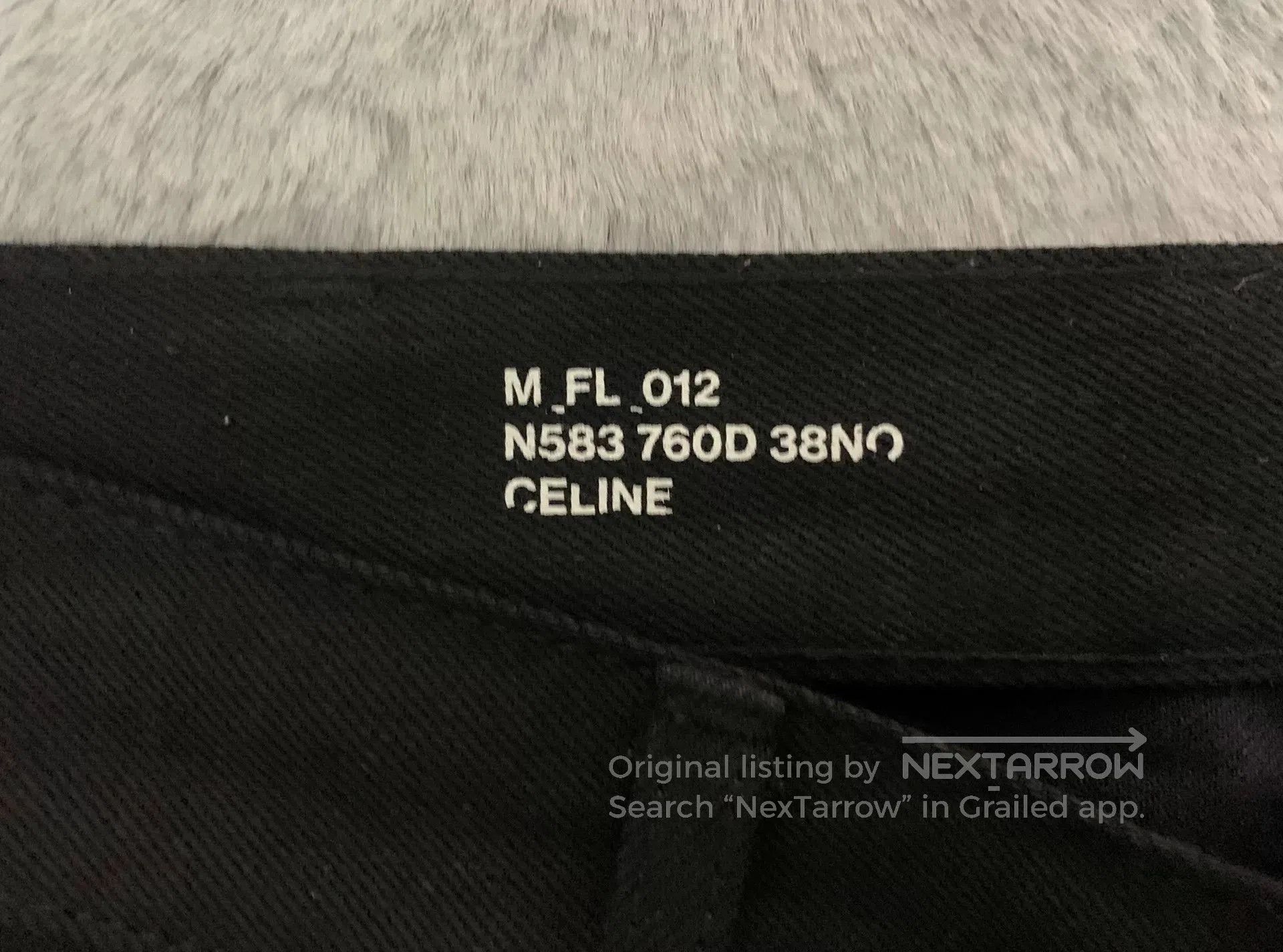 Celine Celine Black Flared Denim Jeans Size 28. Size 28" / US 6 / IT 42 - 3 Thumbnail