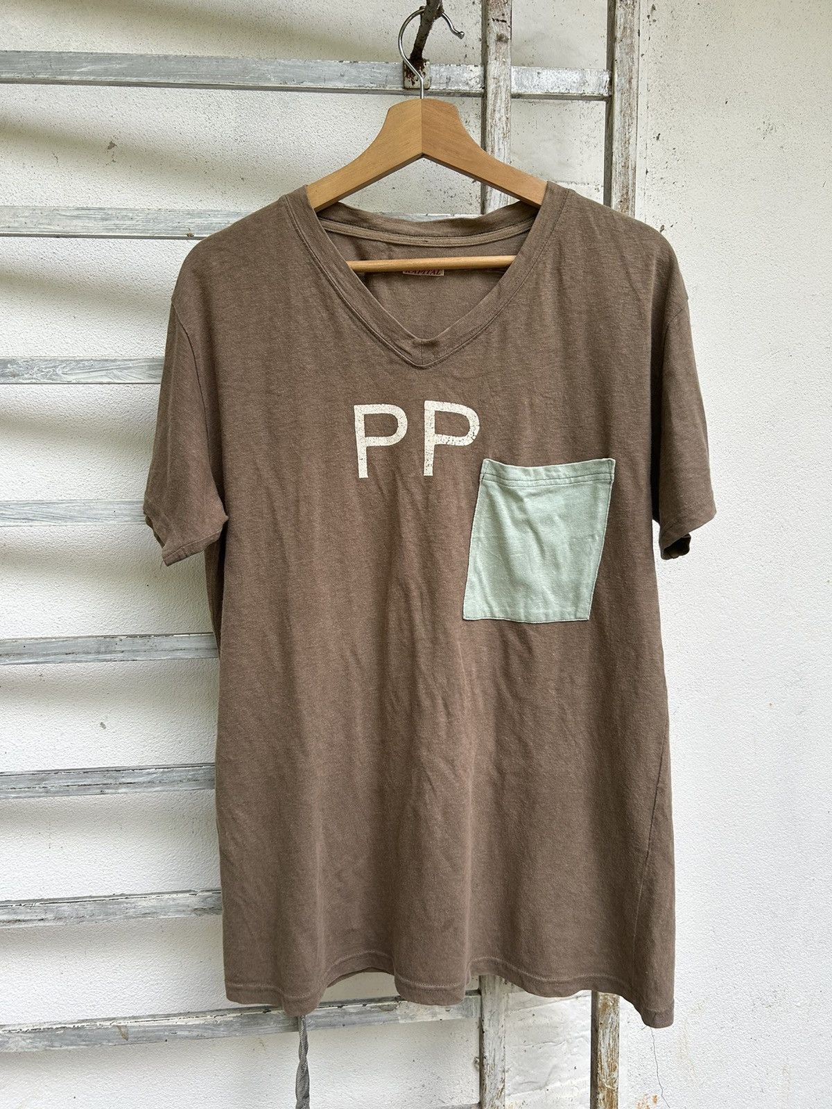 Kapital × Kapital Kountry Kapital Made in Japan Sunfaded Style Pocket Shirt Rare 🎌☠️ Size US M / EU 48-50 / 2 - 3 Thumbnail