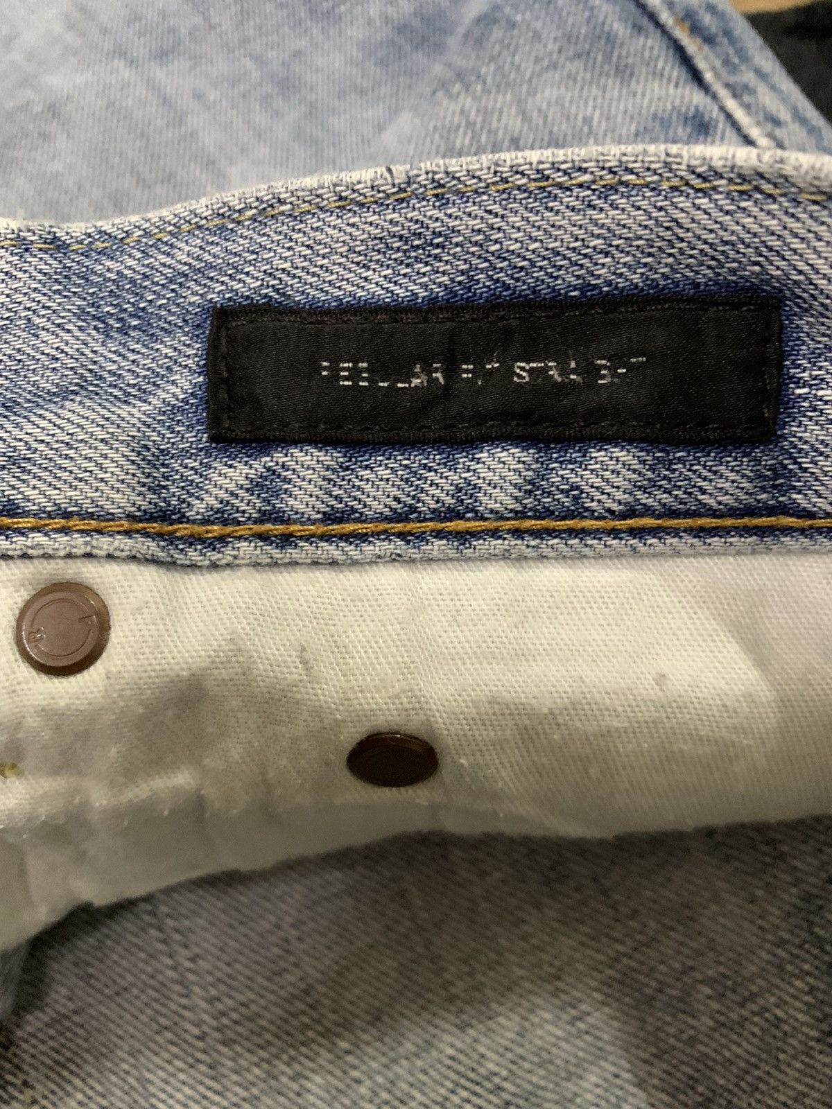 Undercover × Uniqlo Vintage Uniqlo UJ S002 Dirty Blue Wash Distressed Jeans Size US 32 / EU 48 - 17 Thumbnail