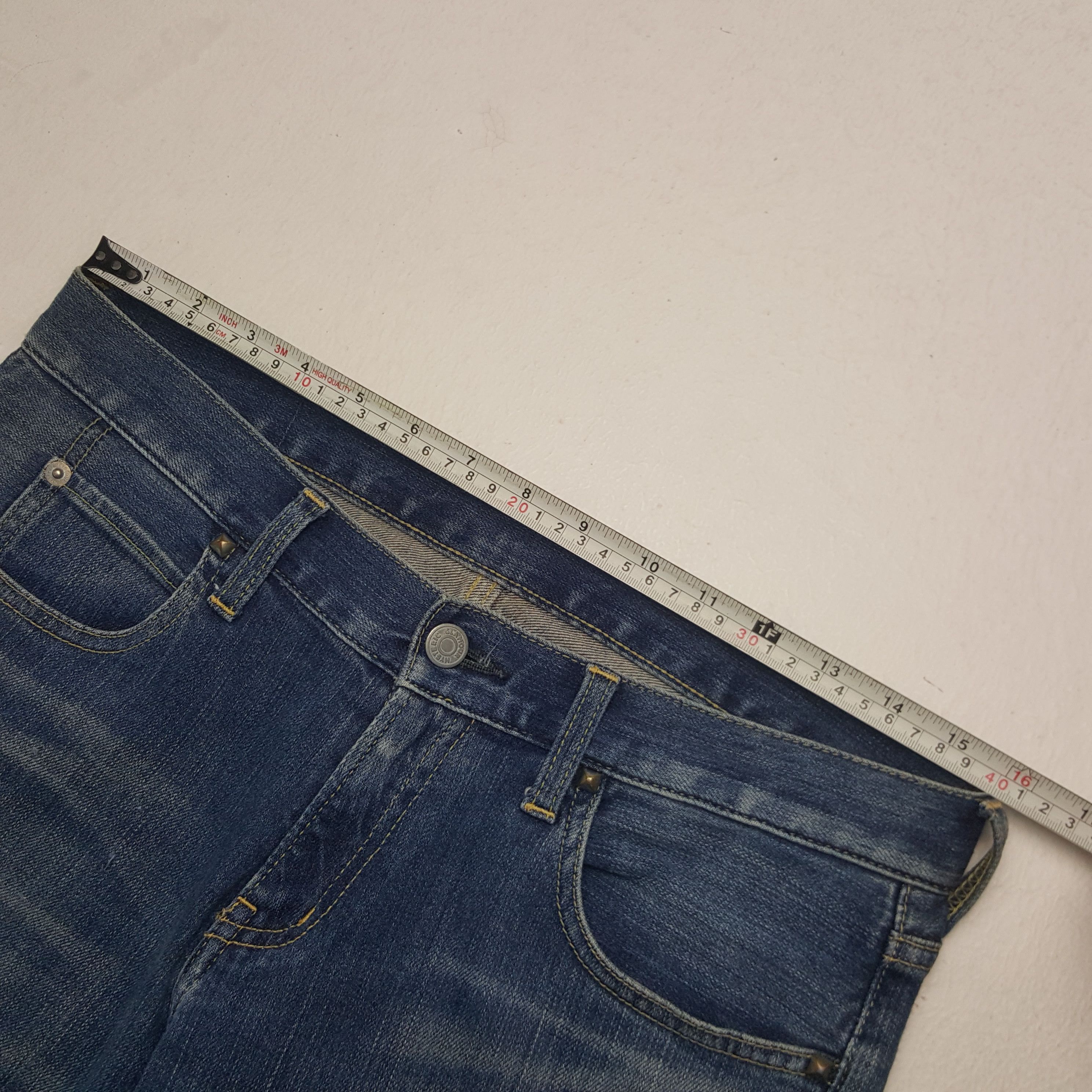 Hysteric Glamour × Japanese Brand × Vintage Vintage Hysteric Galmour Japanese Brand Custom Denim Jeans Size US 31 - 10 Thumbnail