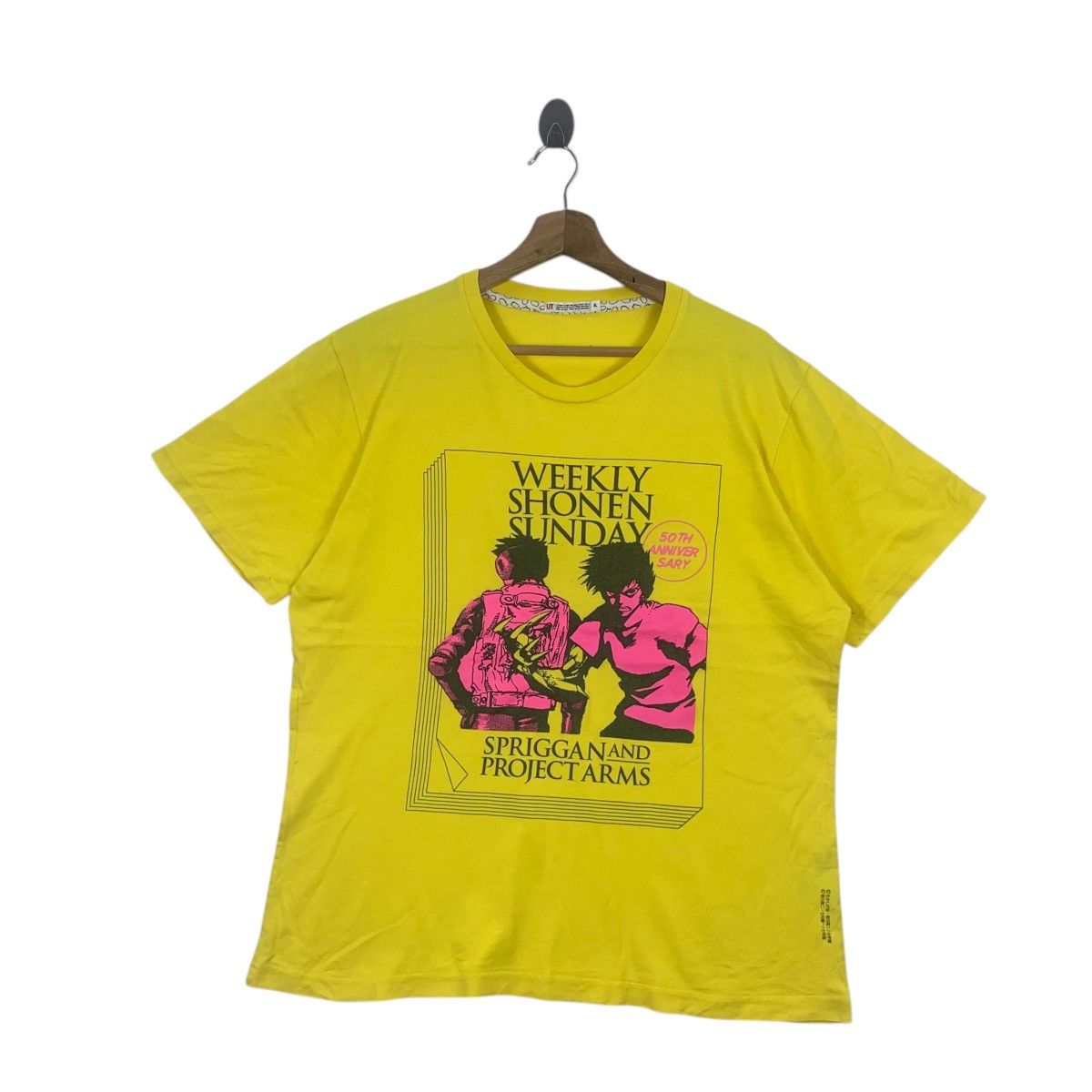 Uniqlo ANIME SPRIGGAN & PROJECT ARMS Manga Tee Shirt Top Shonen Size US XL / EU 56 / 4 - 1 Thumbnail