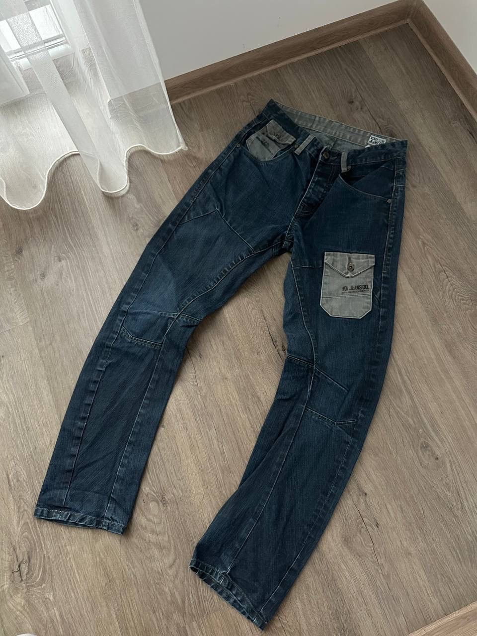 Japanese Brand × Vintage Vintage Japanese Denim Big Logo Y2K Pants Size US 28 / EU 44 - 13 Thumbnail
