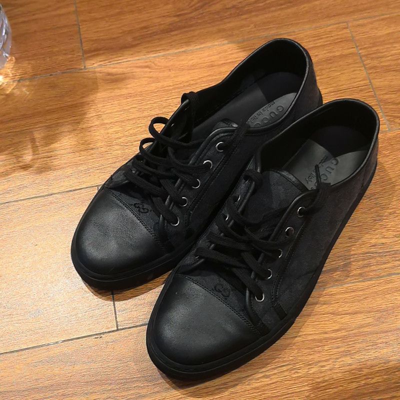 Gucci Gucci Low-Top Fashion Sneakers for Men 0079 Size US 9.5 / EU 42-43 - 1 Thumbnail
