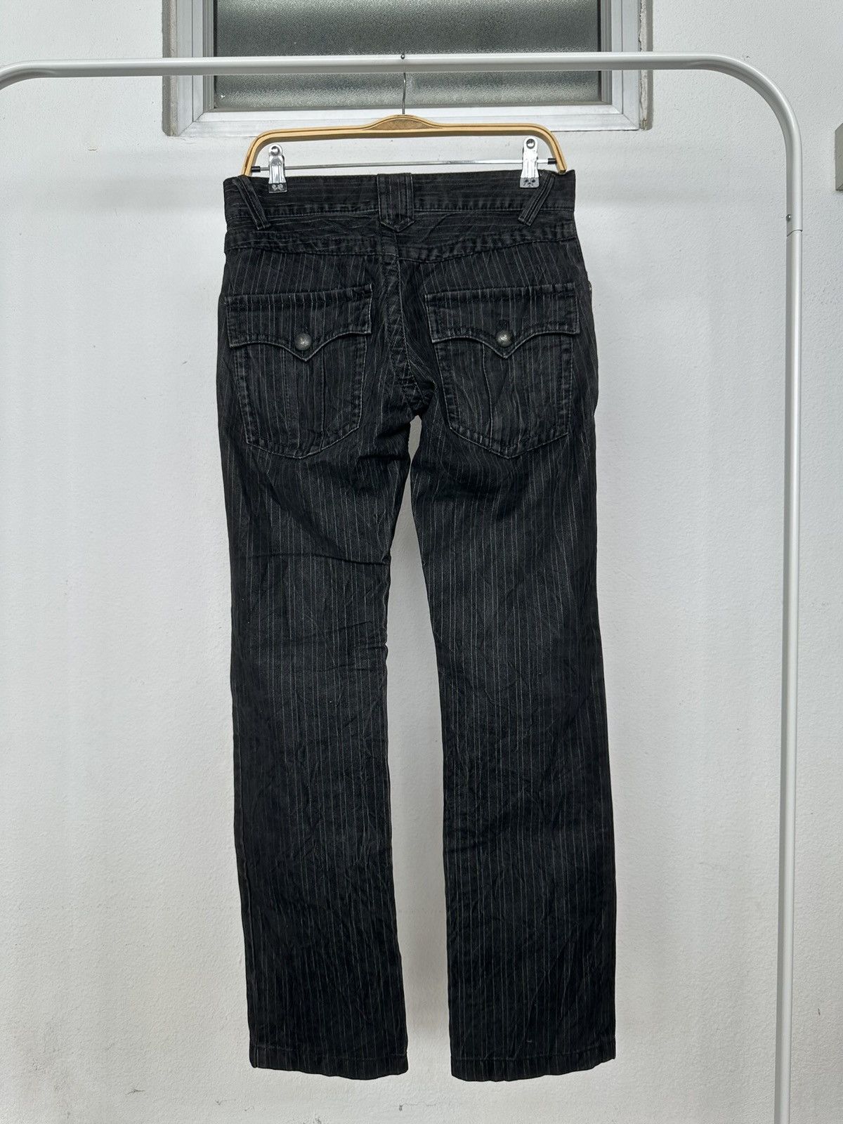 JUN MEN 2010's JUNMEN Japan velour denim gothic jeans Size US 32 / EU 48 - 20 Thumbnail