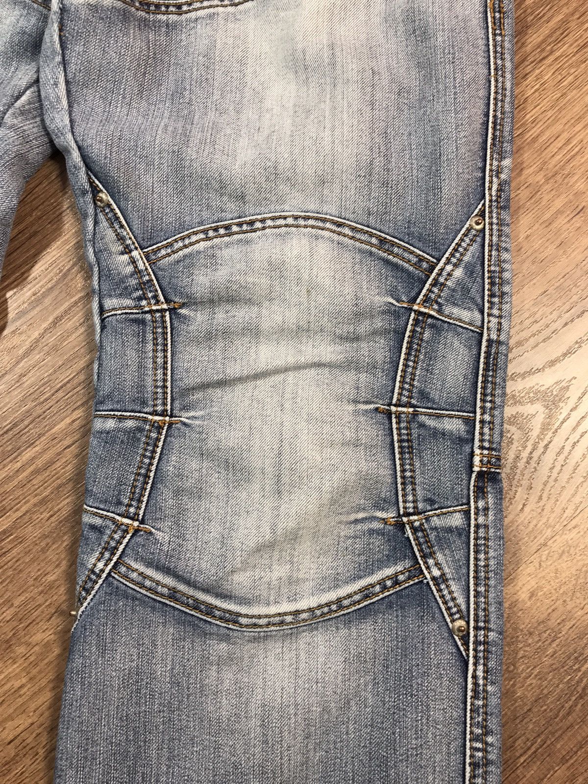 Japanese Brand × Vintage Vintage Denim Pants Double Knee Jeans Size US 36 / EU 52 - 6 Thumbnail