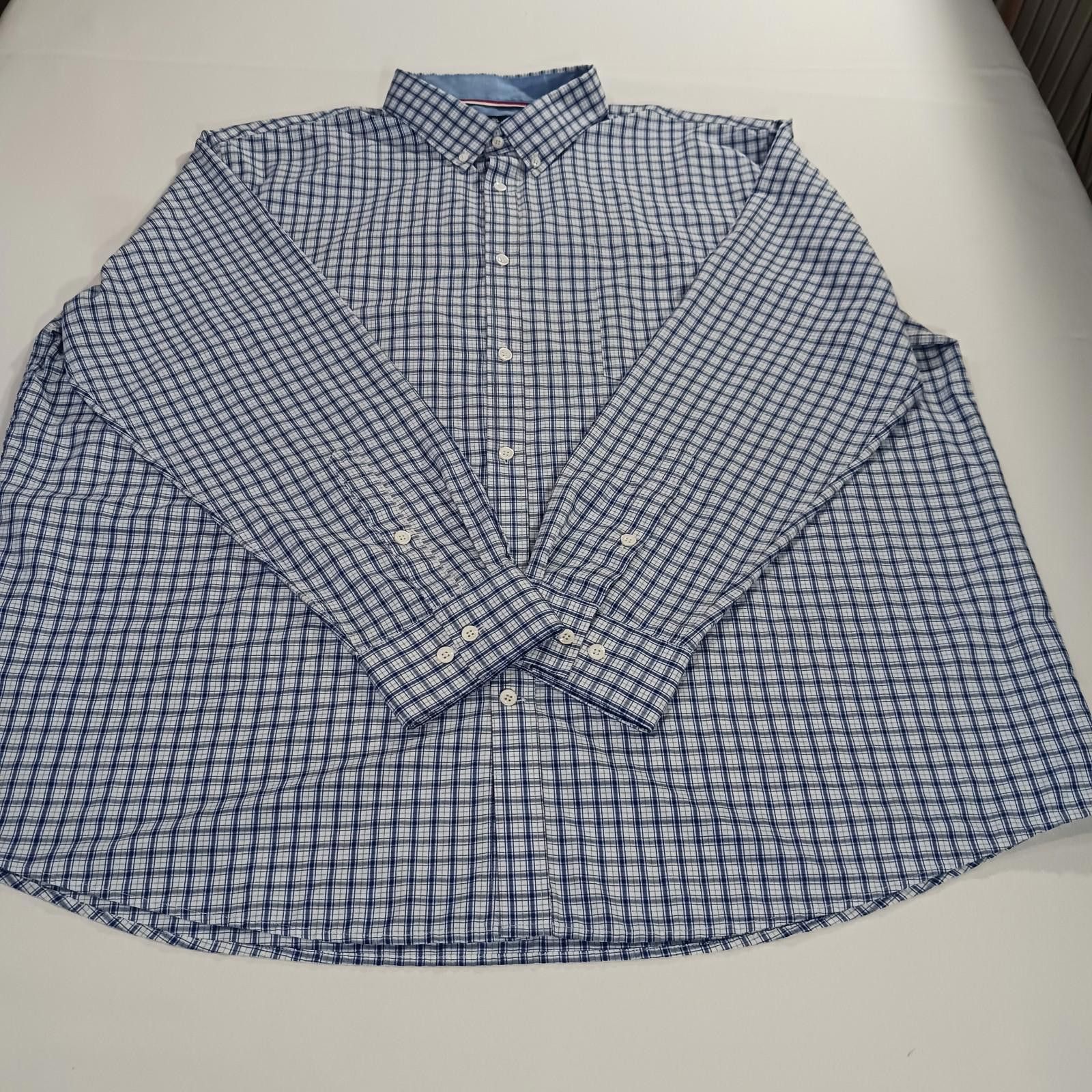 Other Classic Collection Regular Fit Men's Blue & White Shirt 3XL Size US XXL / EU 58 / 5 - 1 Thumbnail