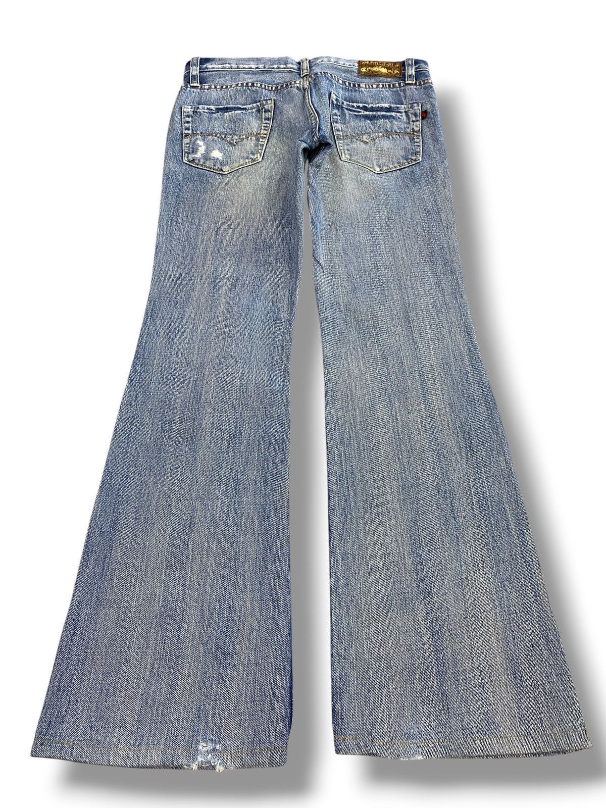 Other Sweet Camel Faded Light Wash Style Flare Jeans Size US 30 / EU 46 - 3 Thumbnail