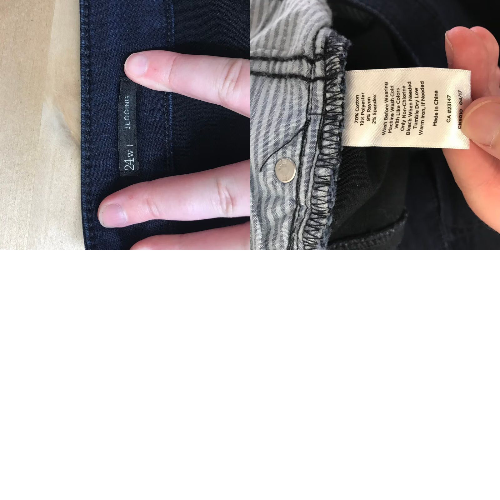 Talbots Talbots Woman Flawless Five-Pocket Jegging Jeans Dark Indigo Blue Plus Size 24W Size 42" / US 20 - 8 Thumbnail