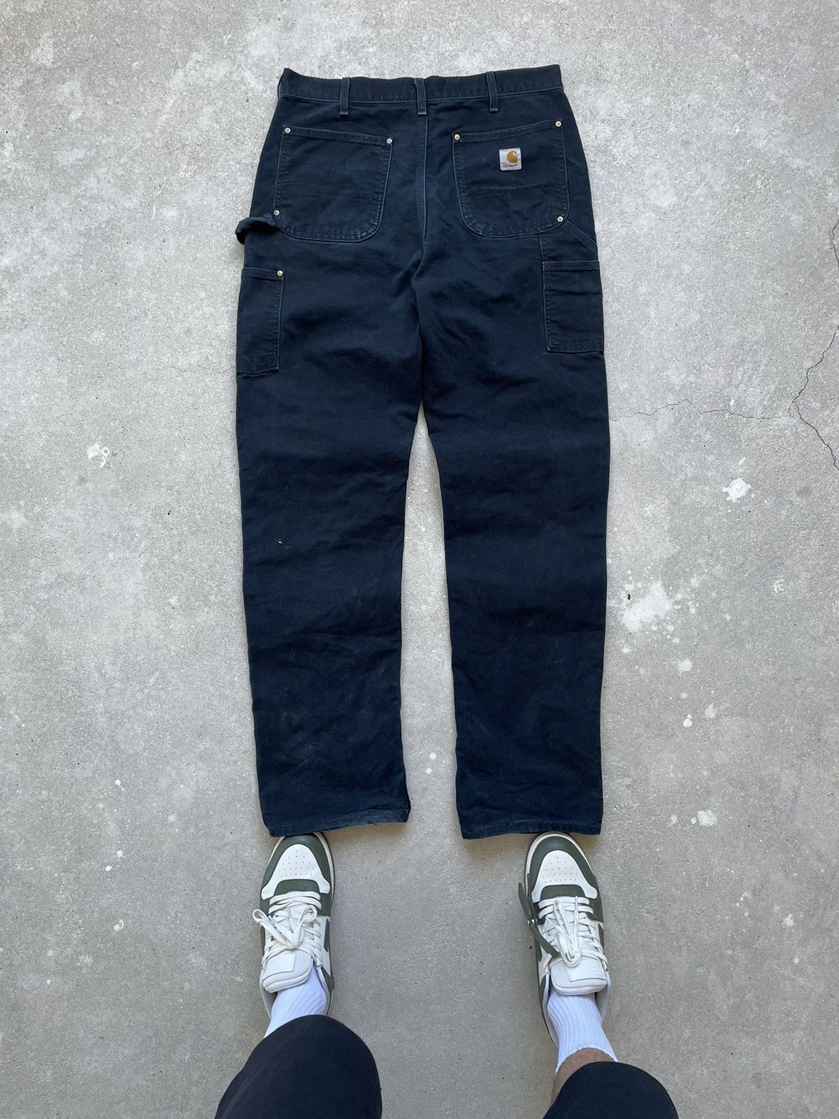Carhartt Vintage Carhartt Double knee carpenter pants black worker Size US 36 / EU 52 - 2 Thumbnail
