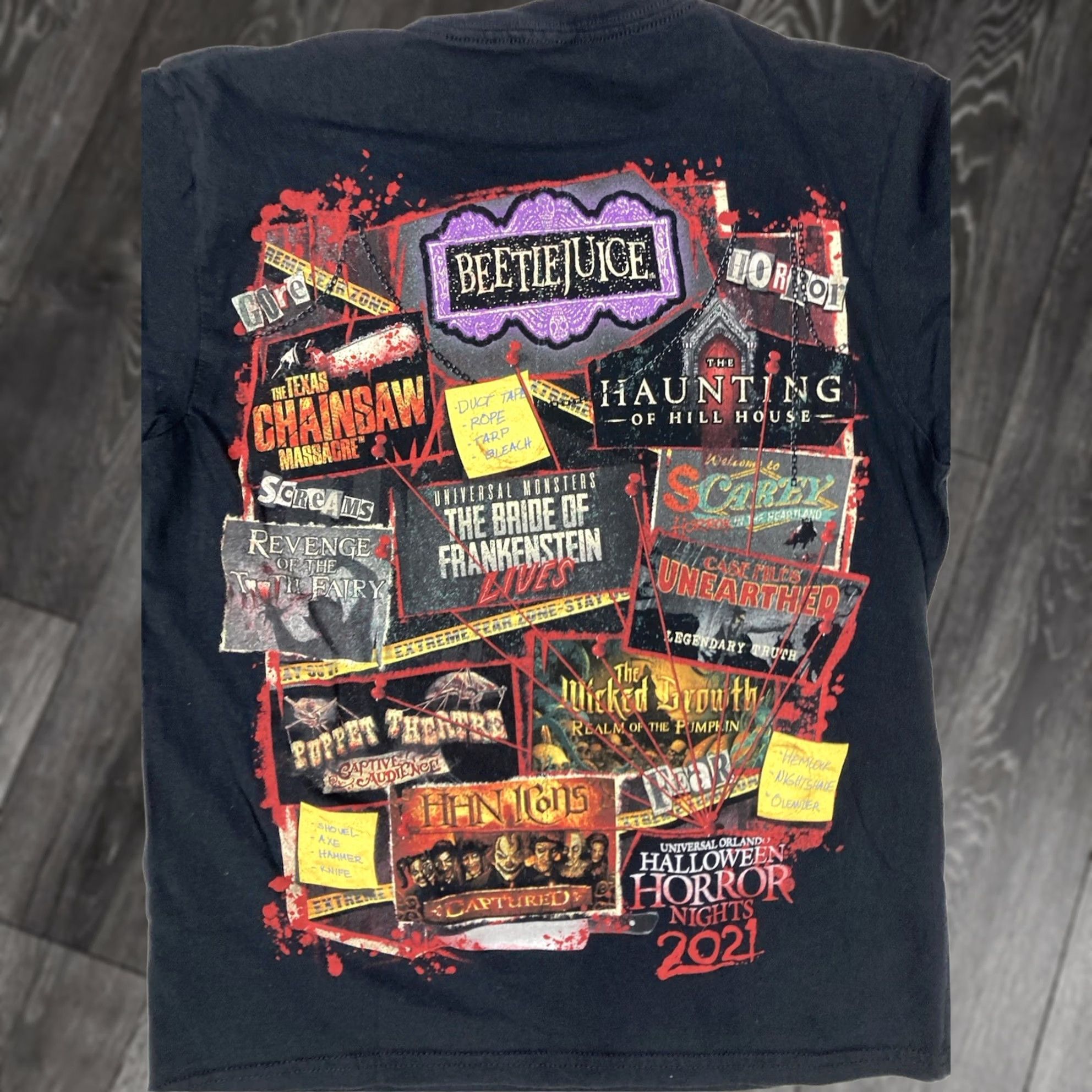 Vintage VINTAGE Universal Studios Halloween Horror Nights Don't Go Alone T-shirt Women XXS Size XXS / US 00 / IT 34 - 1 Thumbnail