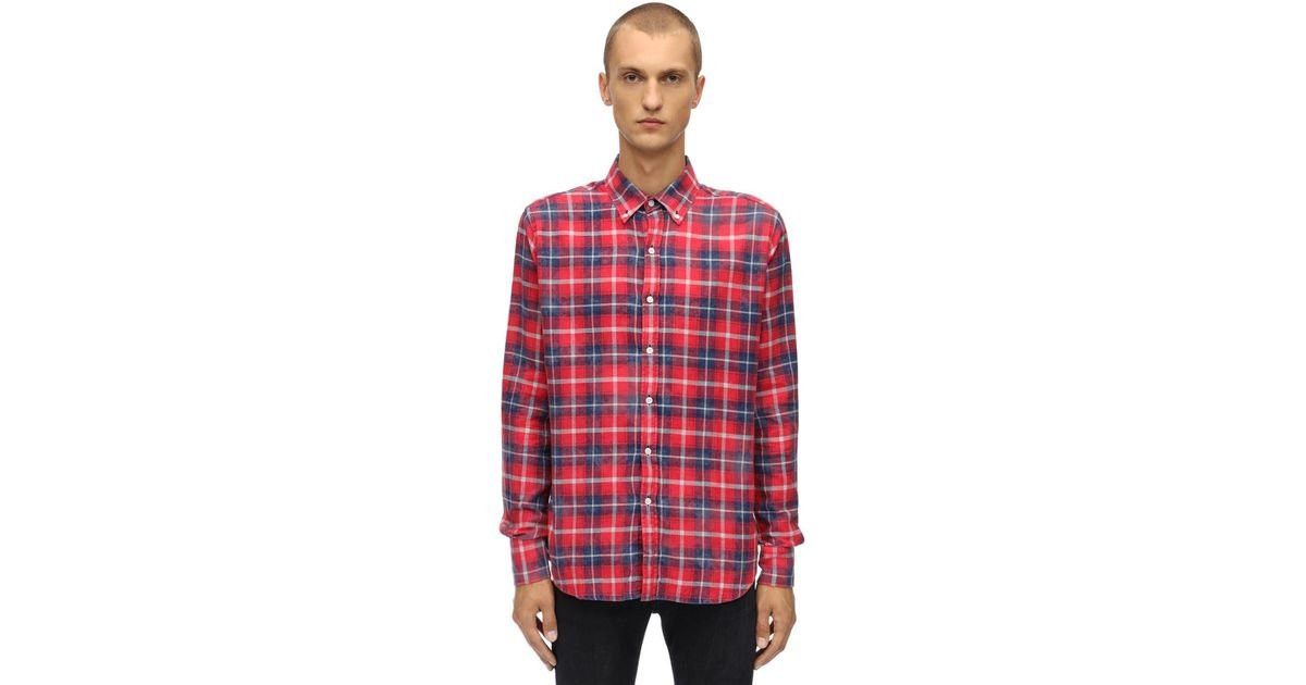 Faith Connexion FAITH CONNEXION REGULAR BLEACHED CHECK SHIRT Size US M / EU 48-50 / 2 - 6 Thumbnail