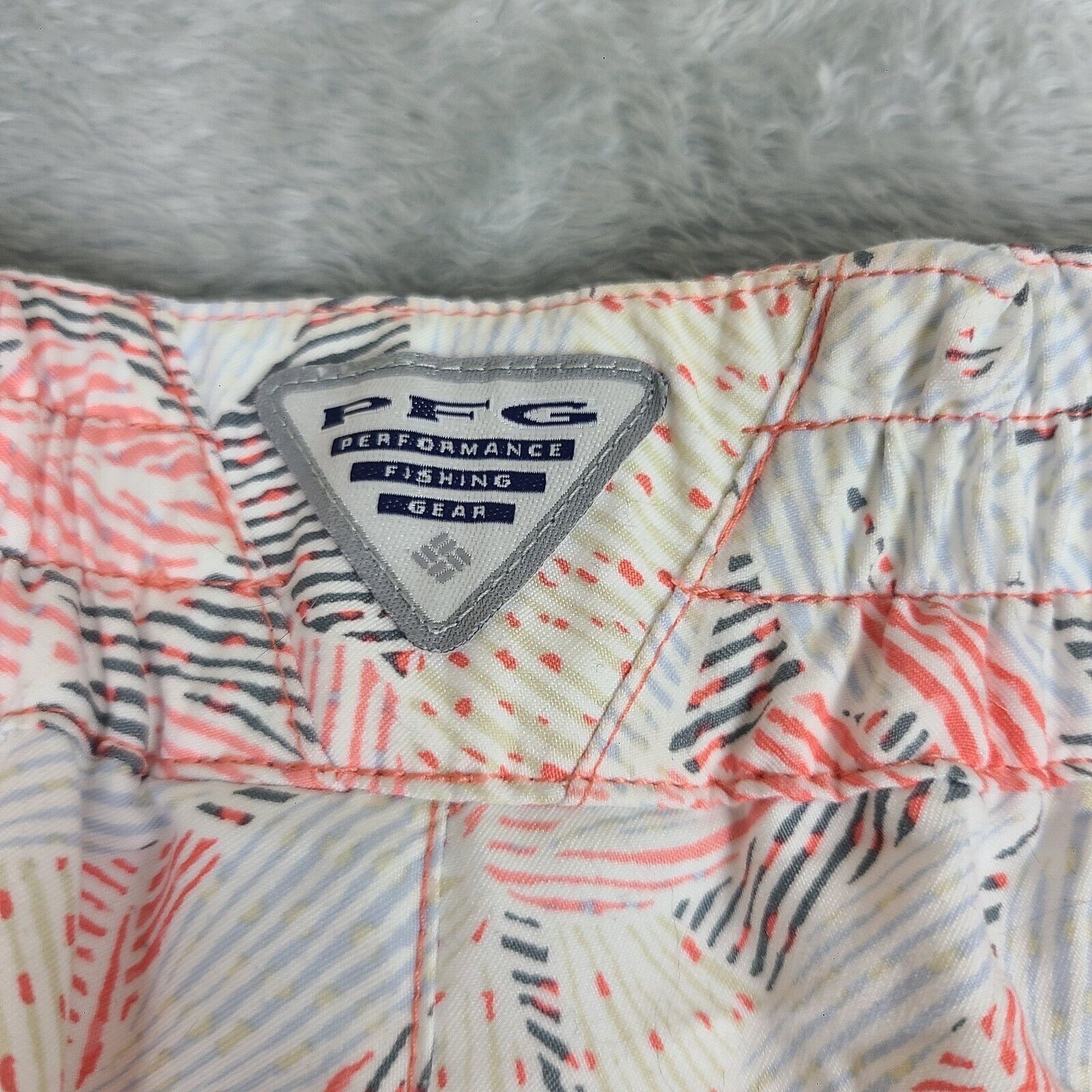 Columbia Columbia PFG Tropical Print Shorts Women's Size Small Orange Size 29" - 10 Thumbnail