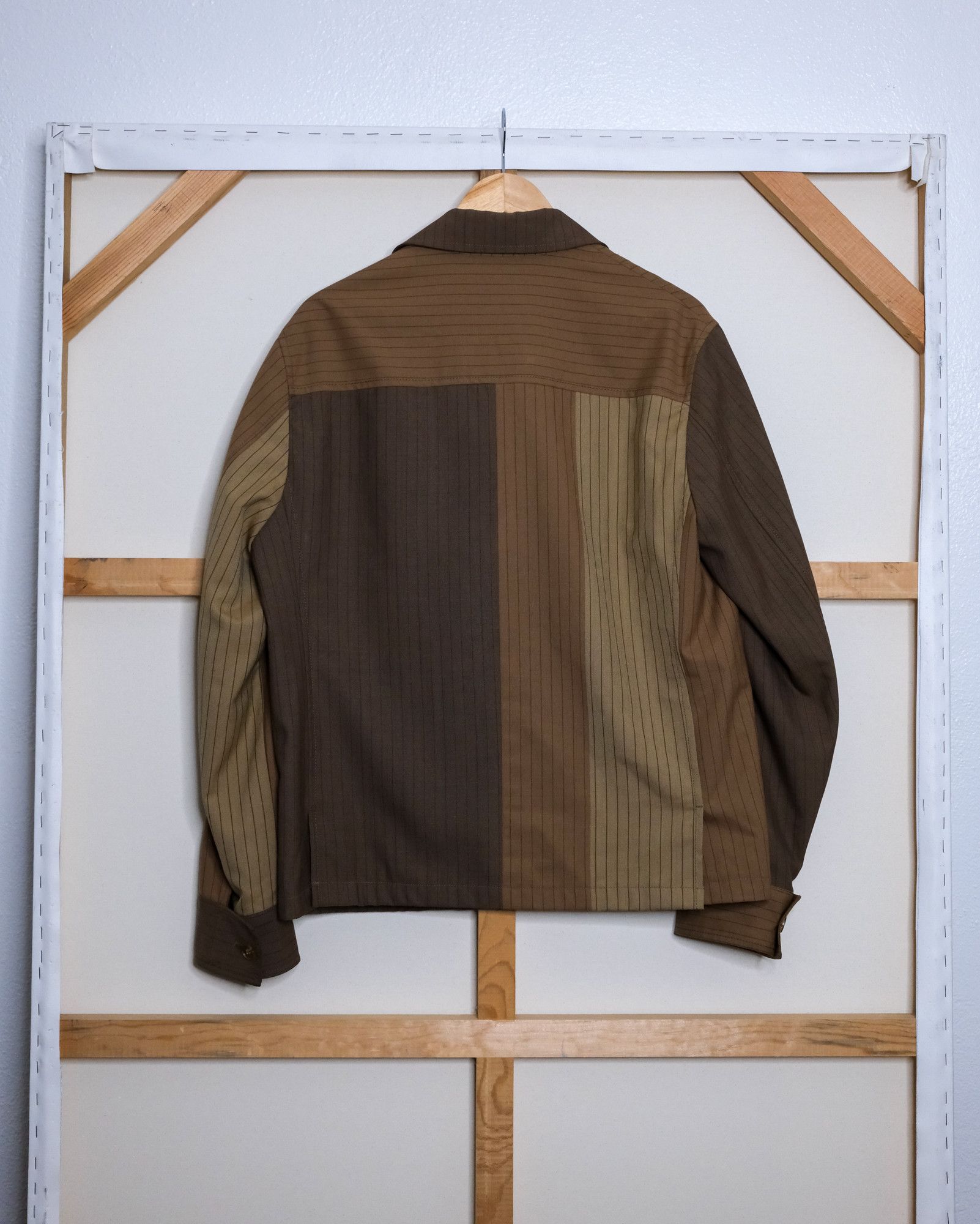 Marni Contrast Panel Striped Wool Marni Jacket Size US M / EU 48-50 / 2 - 2 Thumbnail