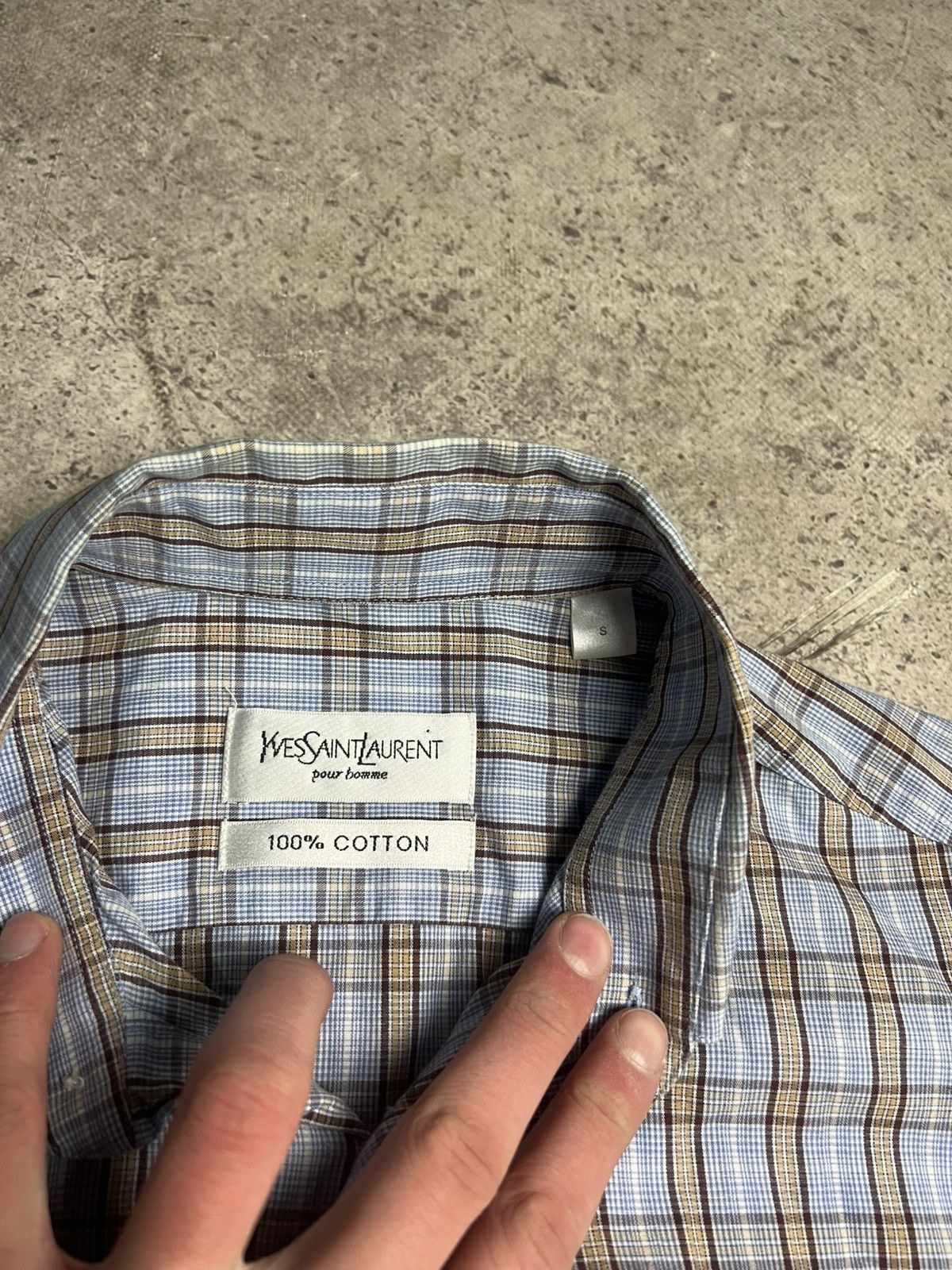 Yves Saint Laurent Vintage Yves Saint Laurent YSL Shirt Button Up Size US S / EU 44-46 / 1 - 5 Thumbnail