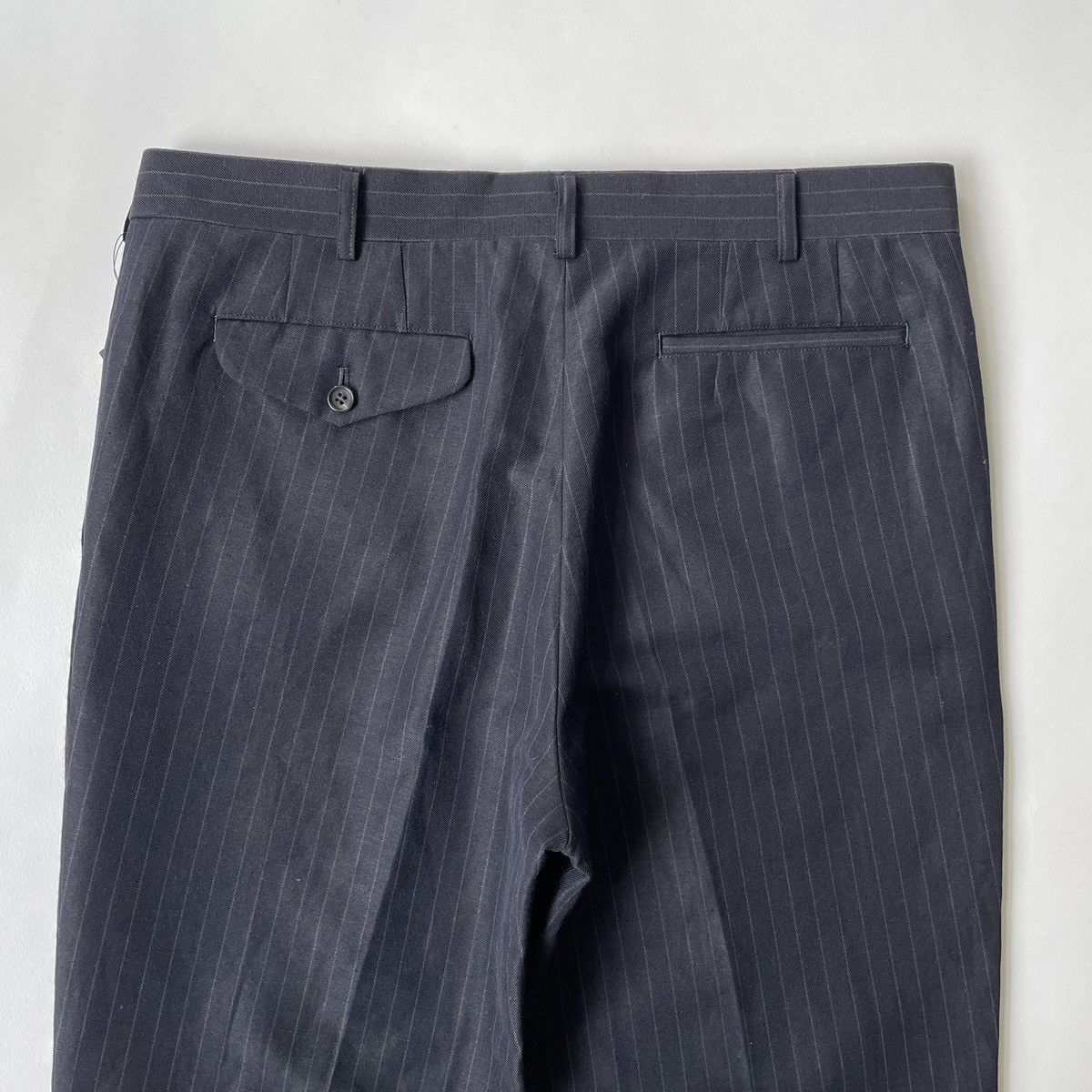 Comme des Garcons S/S 15 Black/Grey Pinstripe Trousers Size US 34 / EU 50 - 15 Thumbnail