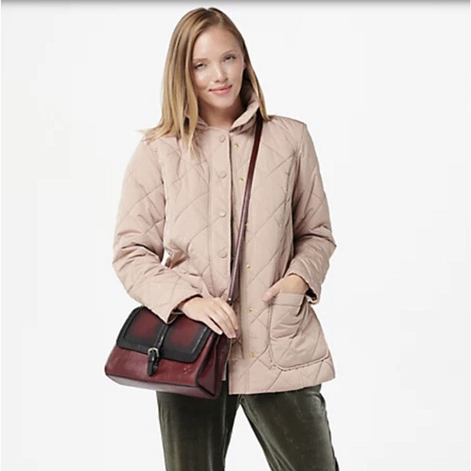 Patricia Nash Patricia Nash Leather bag wine color women bag A386262 Size ONE SIZE - 3 Thumbnail