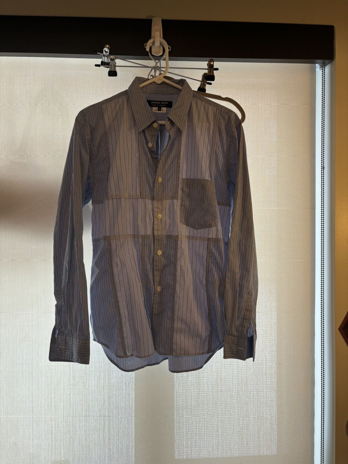 Comme des Garcons × Comme des Garcons Homme Deux CDG Homme Deux Patchwork Shirt Size US M / EU 48-50 / 2 - 1 Thumbnail