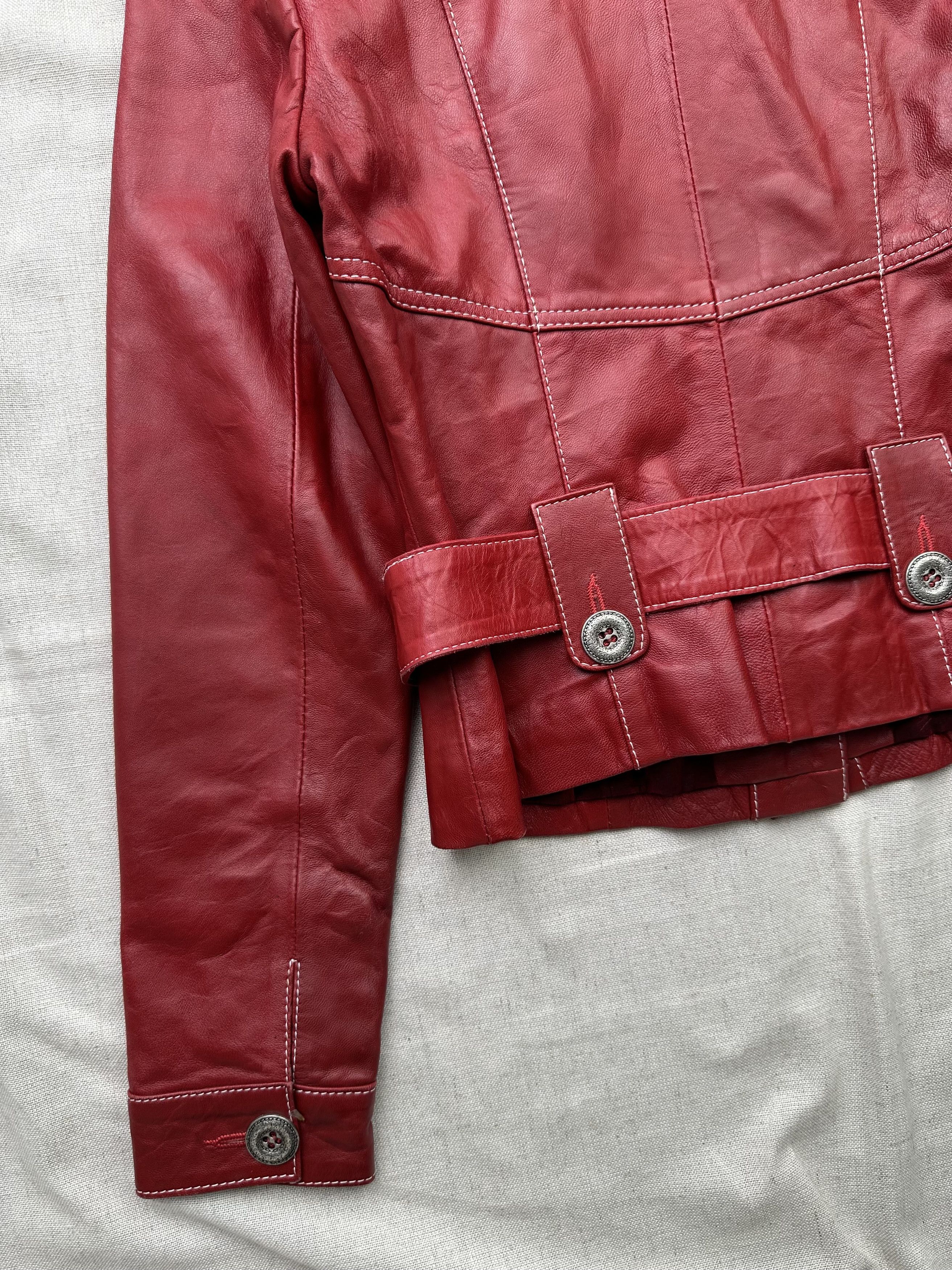 Japanese Brand Vintage Leather Jacket Size S / US 4 / IT 40 - 8 Thumbnail
