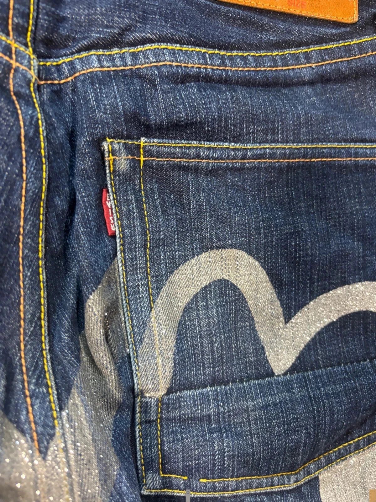 Japanese Brand Evisu Japan baggy daicock jeans Size US 35 - 3 Thumbnail