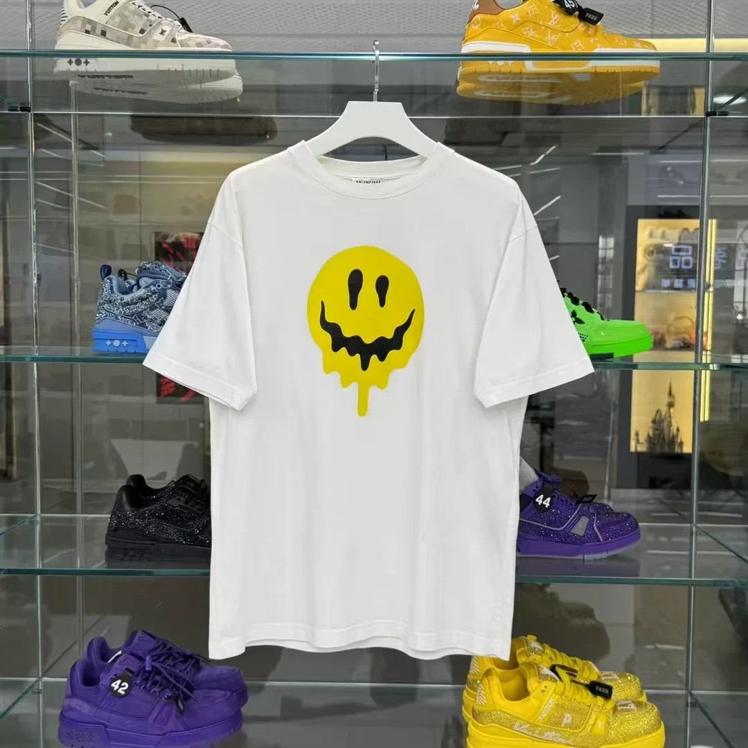 Balenciaga Balenciaga SS21 Melted Smile Print Short Sleeve Size XS / US 0-2 / IT 36-38 - 1 Thumbnail