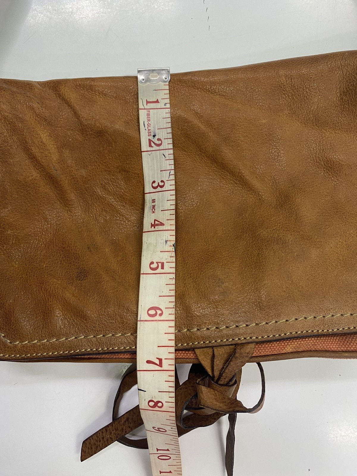 Designer × Max Mara Italian Max Mara Leather Hang Bag Size ONE SIZE - 18 Thumbnail