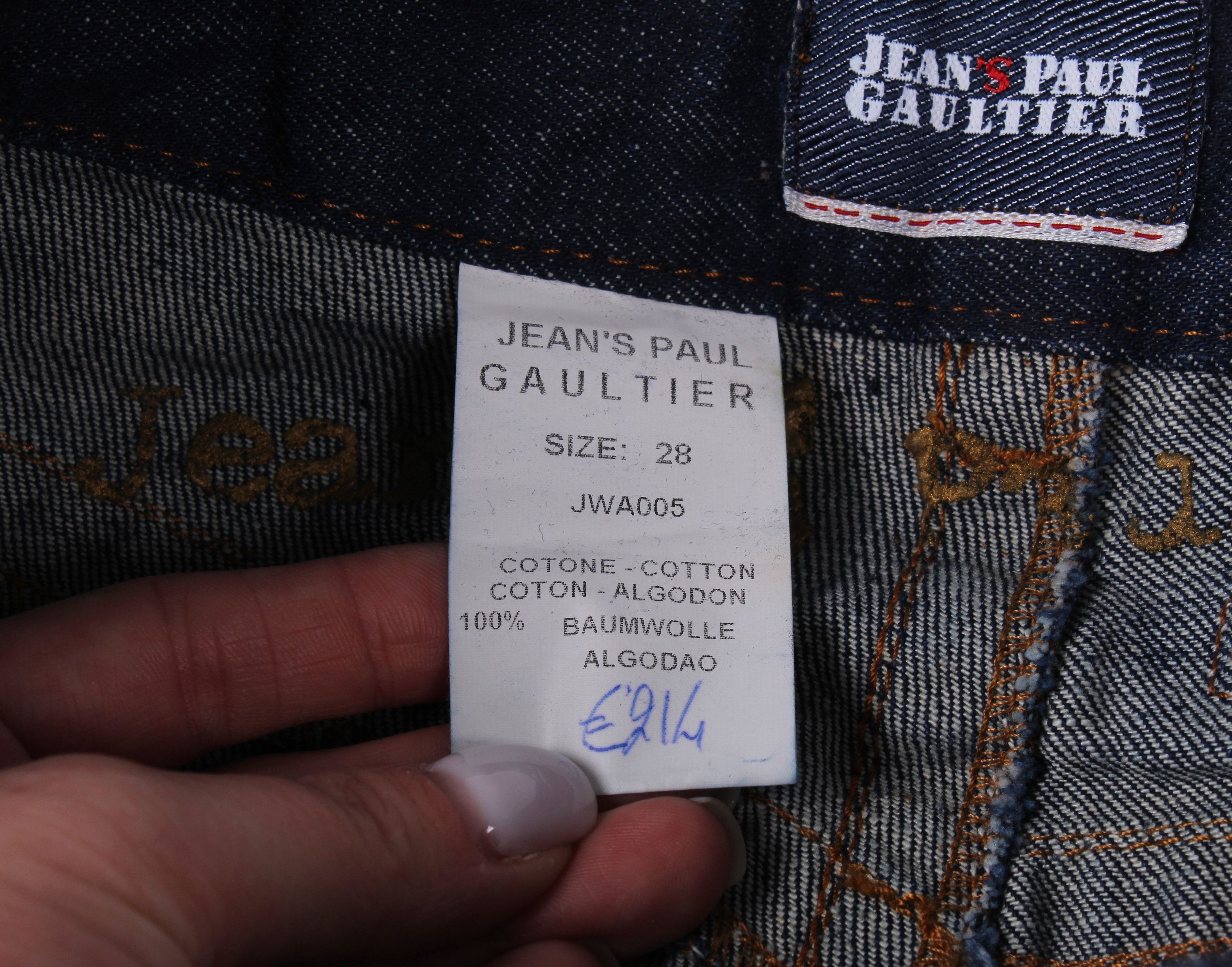 Jean Paul Gaultier Vintage Jean Paul Gaultier Faded Dirty Bootcut Jeans Size 30" / US 8 / IT 44 - 6 Thumbnail
