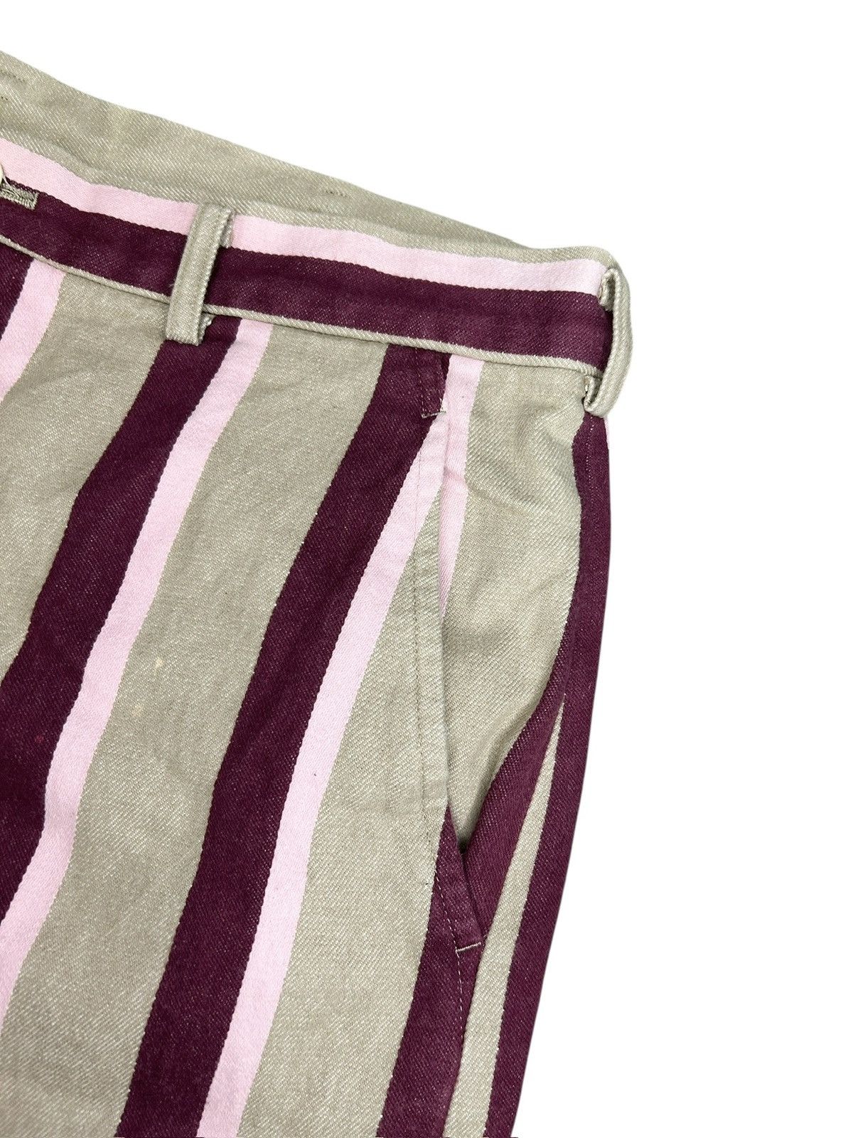 Comme des Garcons Homme S/S 03 Stripe Trousers Size US 32 / EU 48 - 3 Thumbnail