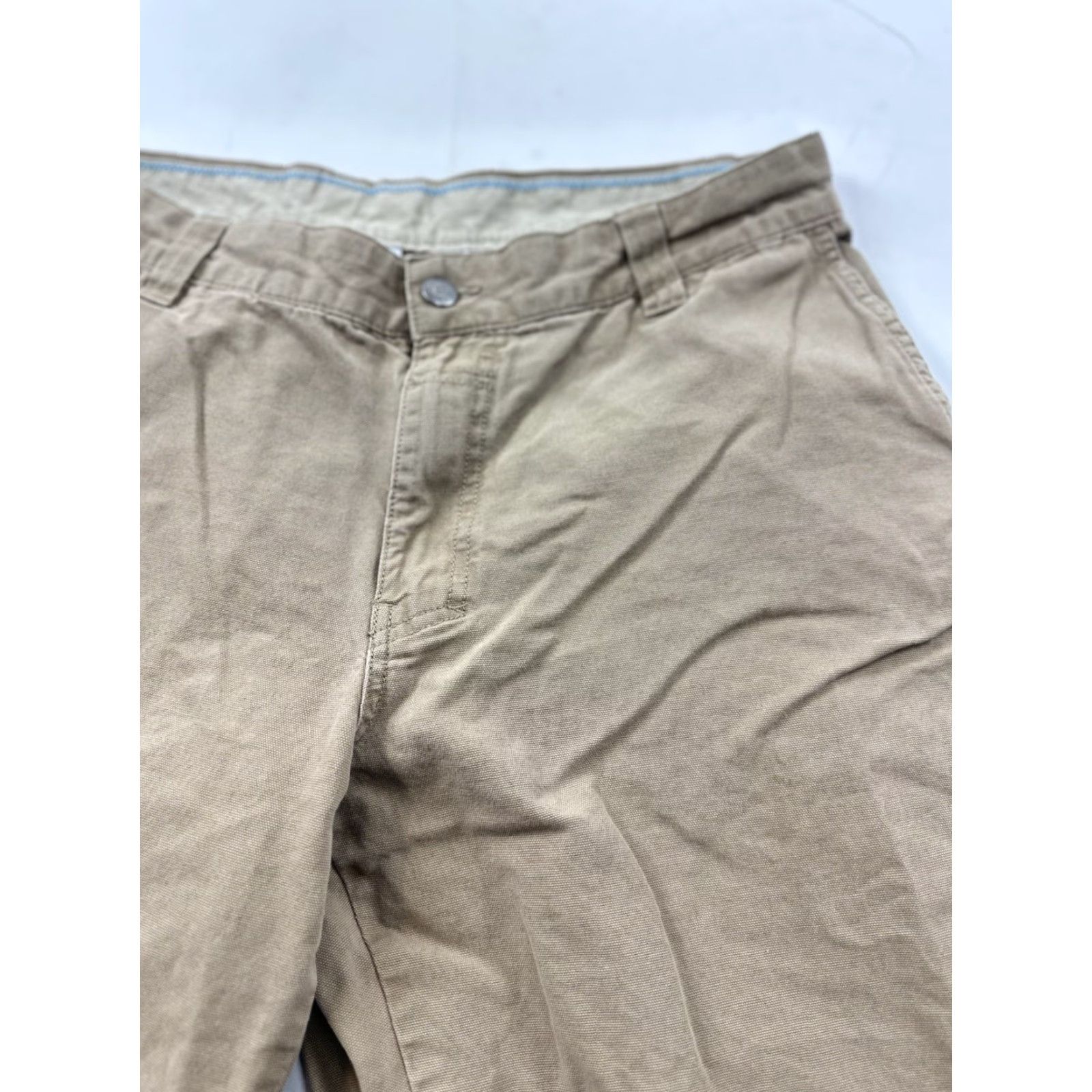 Vintage Columbia Pants Men 36x32 Khaki Carpenter Canvas Workwear Utility Pants Smoking? Size US 34 / EU 50 - 4 Thumbnail