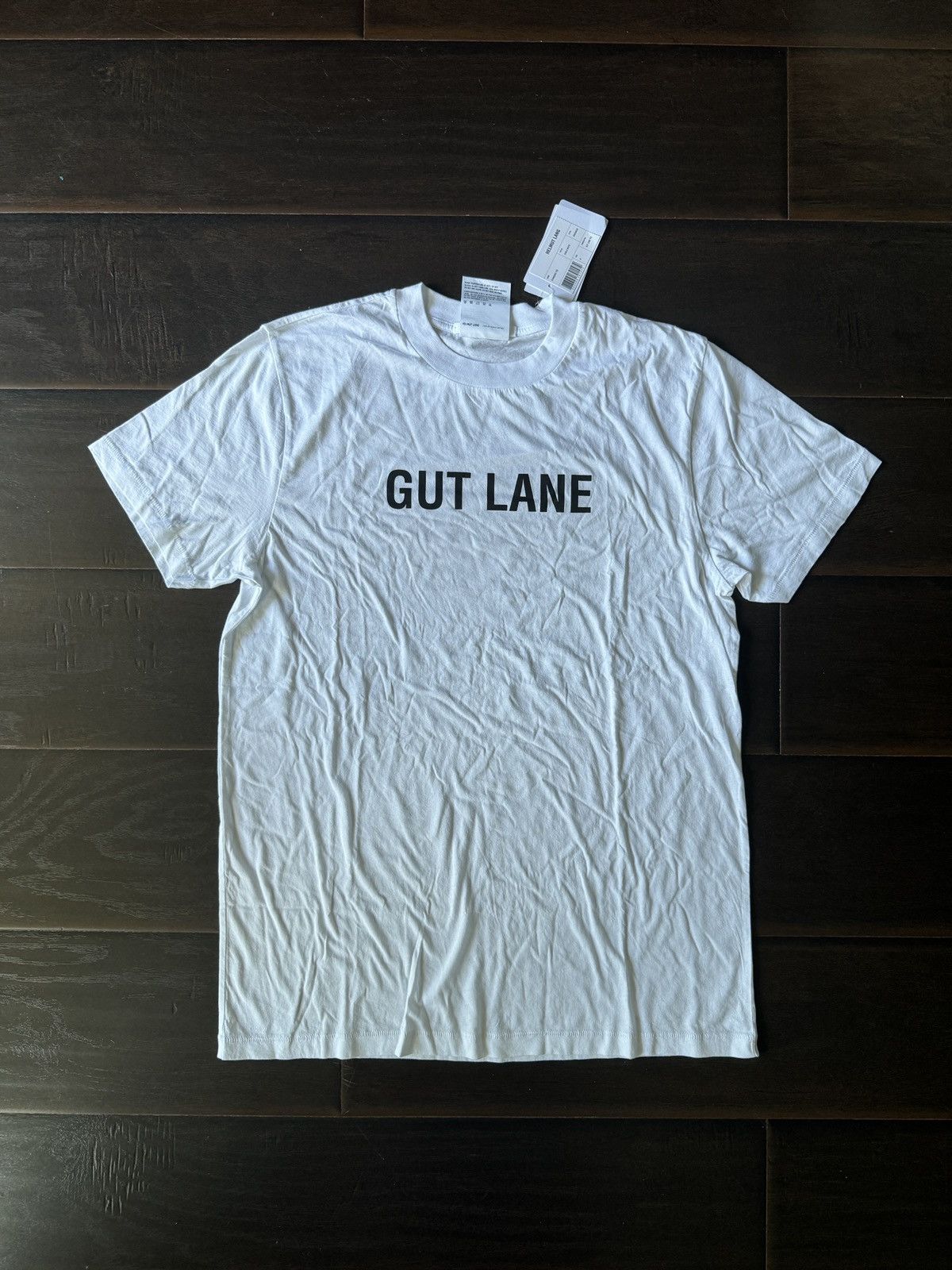 image of Helmut Lang Gut Lane Tee in White, Men's (Size Small)