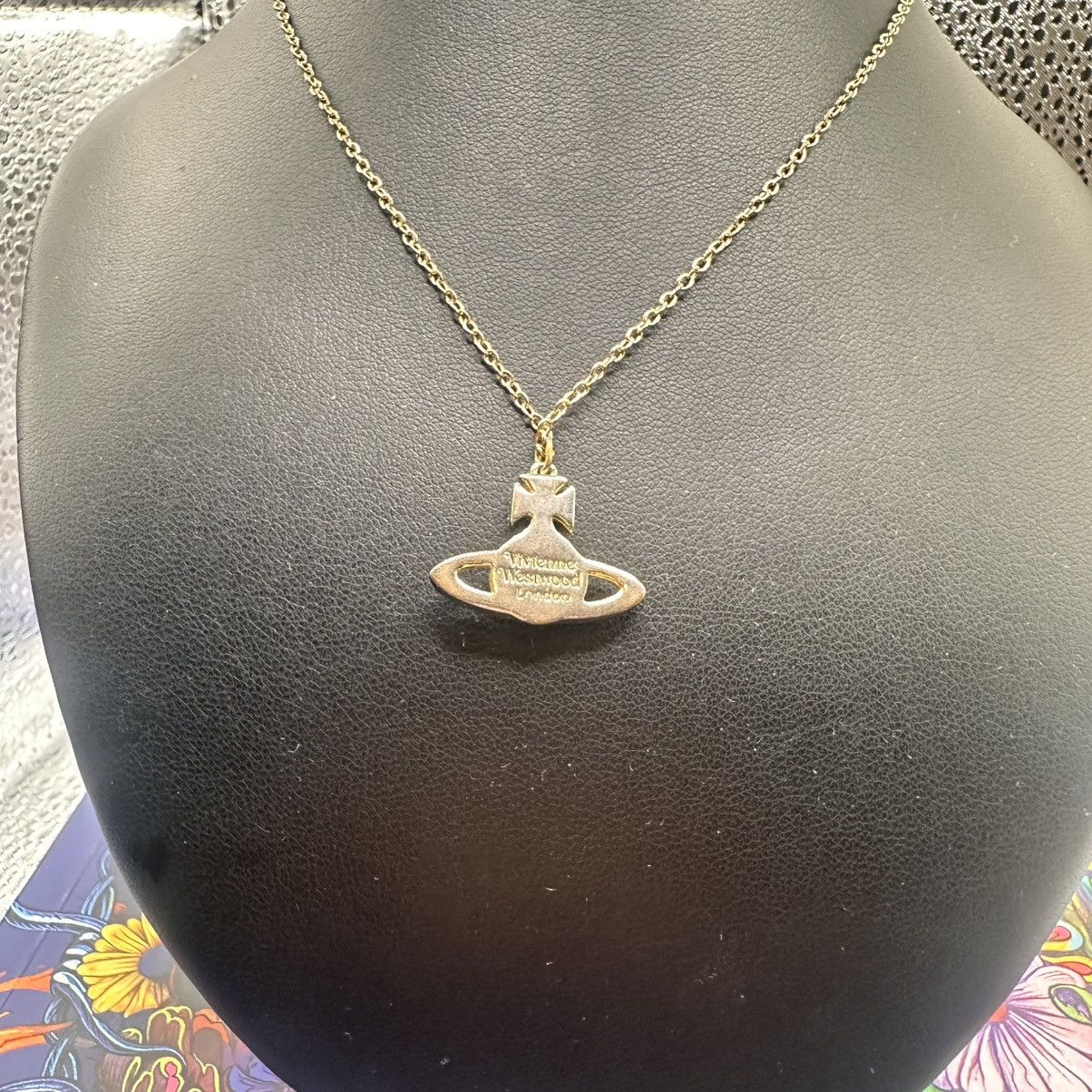 Vivienne Westwood Vivienne Westwood gold black rare ORB necklace Size ONE SIZE - 3 Thumbnail